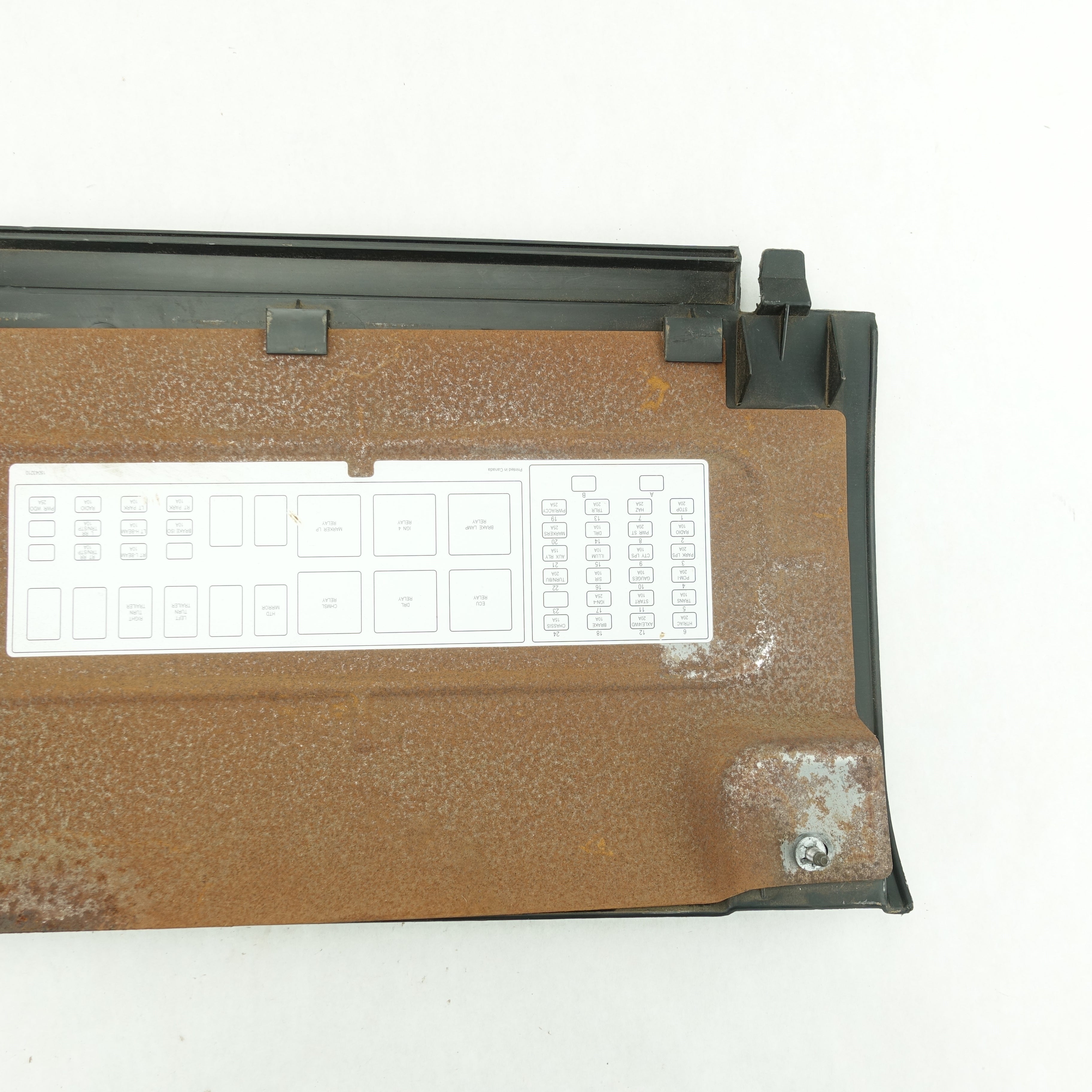 2003 2004 2005 2006 07 GMC Chevy C4500 C5500 Topkick Kodiak Dash Fuse Box Cover