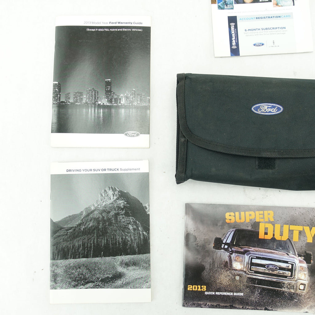 2013 Ford F250 F350 Super Duty Owners Guide Manual Information Book