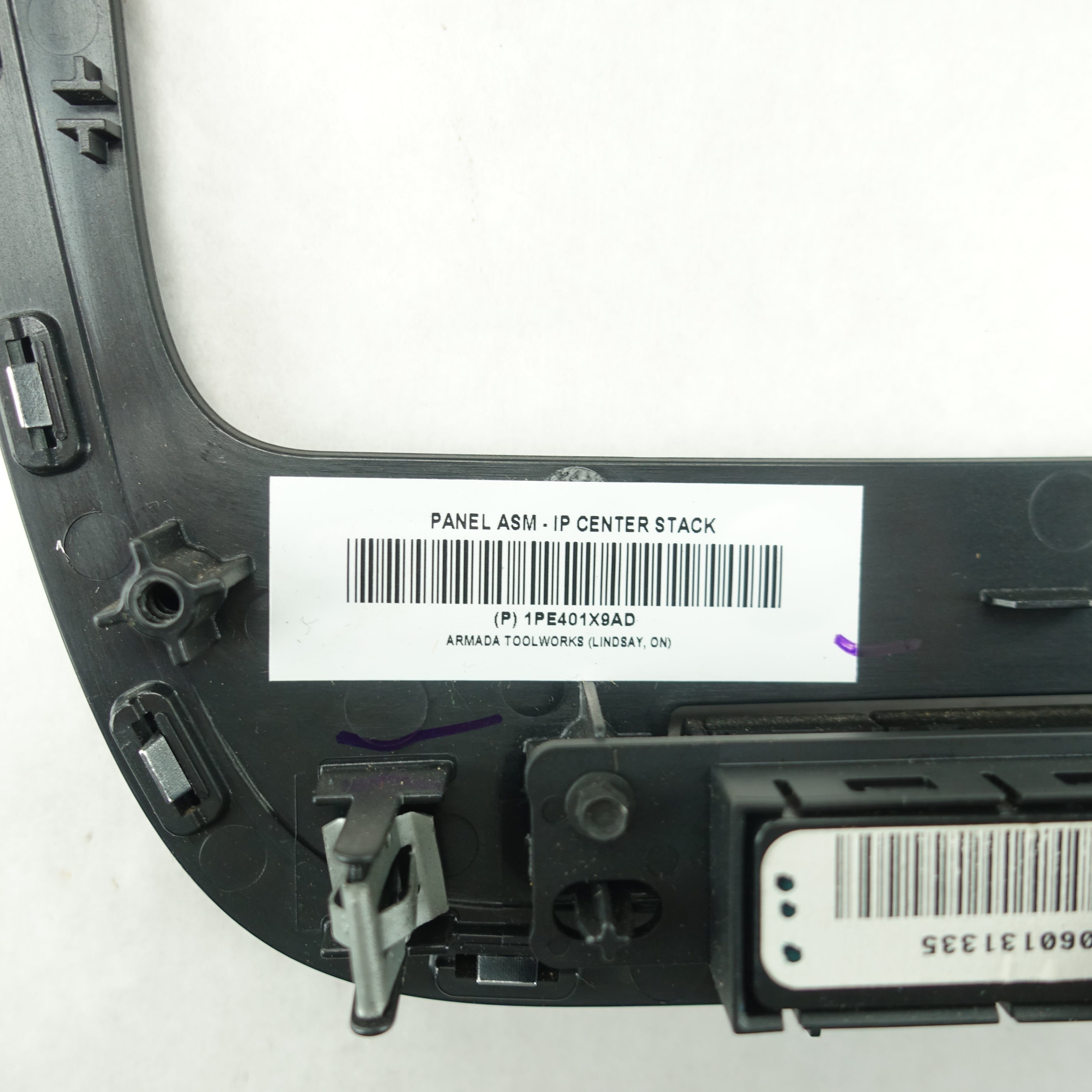 2011 2012 2013 2014 Town & Country Caravan Radio Climate Center Vent Trim Bezel