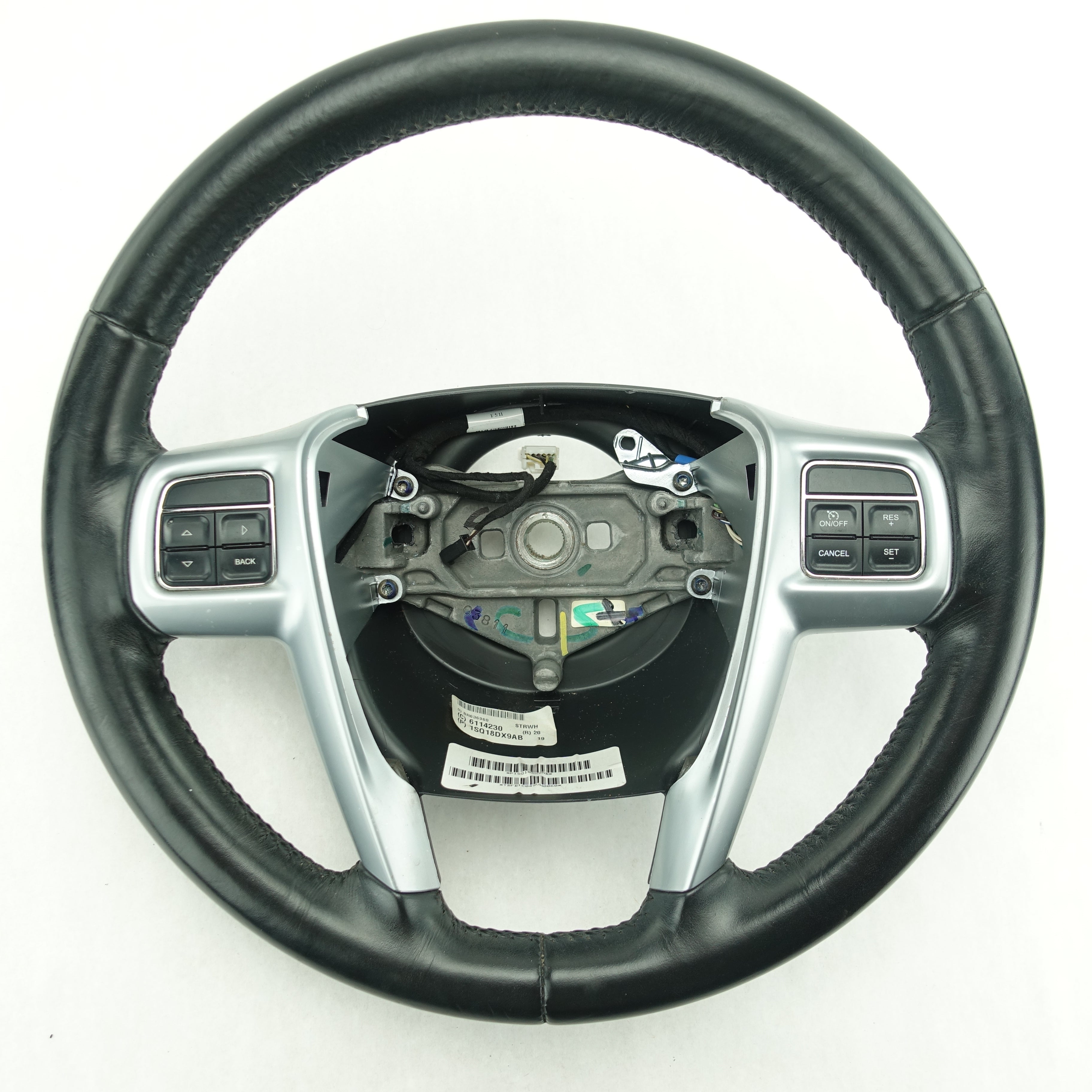 2011 2012 2013 2014 2015 Town & Country Caravan Steering Wheel Black Leather