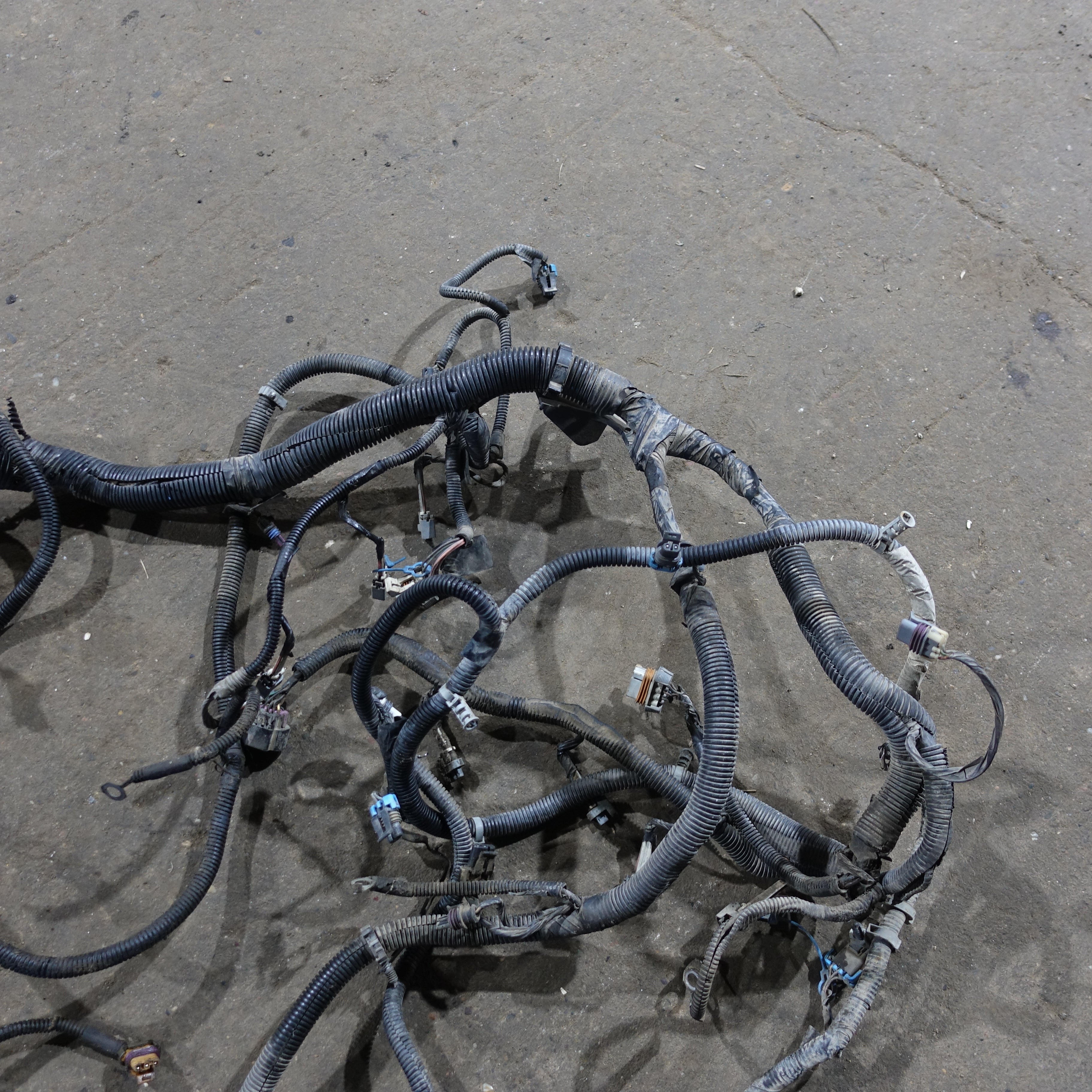 Damage 2003 Silverado Sierra 1500 HD 6.0L Engine Wire Harness Loom