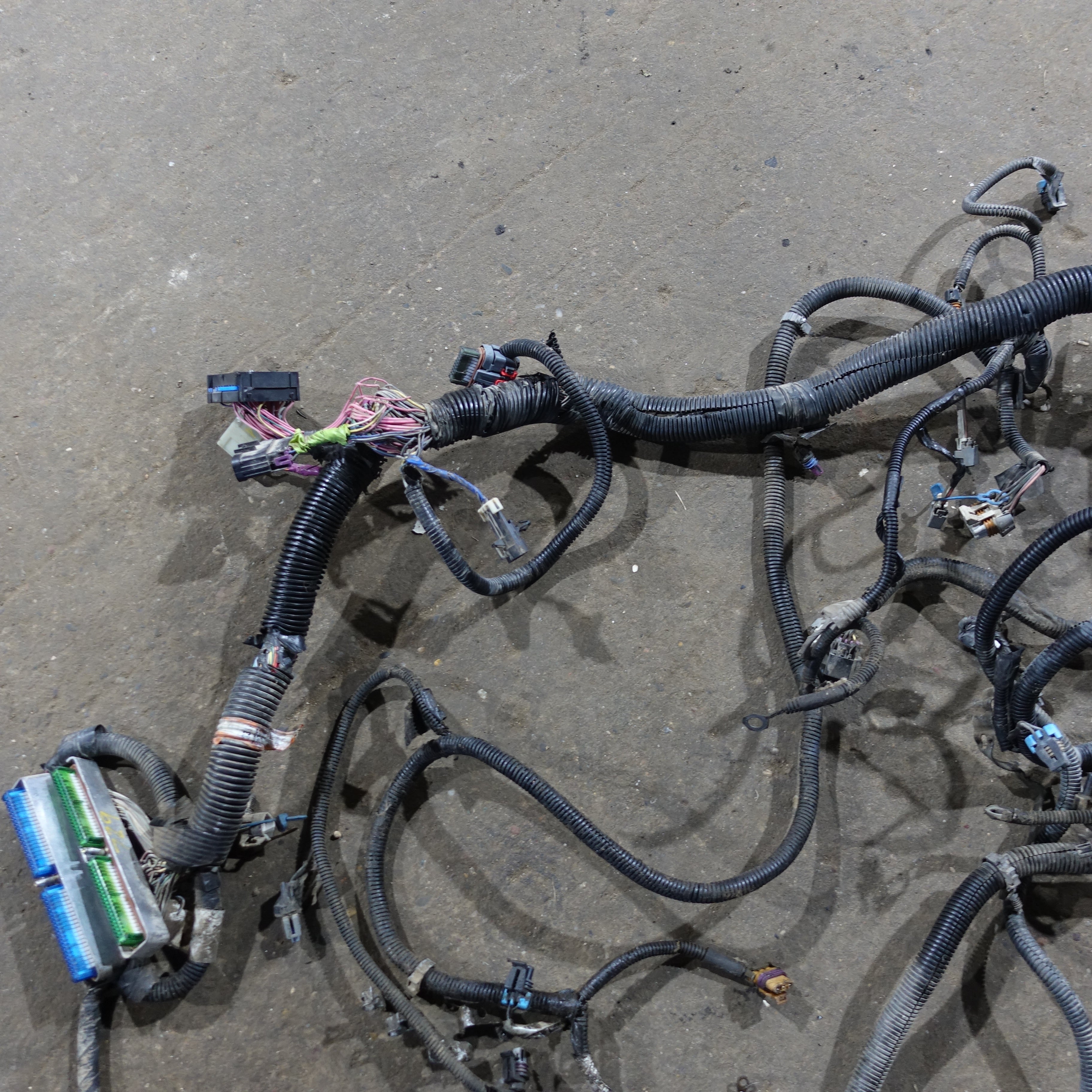 Damage 2003 Silverado Sierra 1500 HD 6.0L Engine Wire Harness Loom