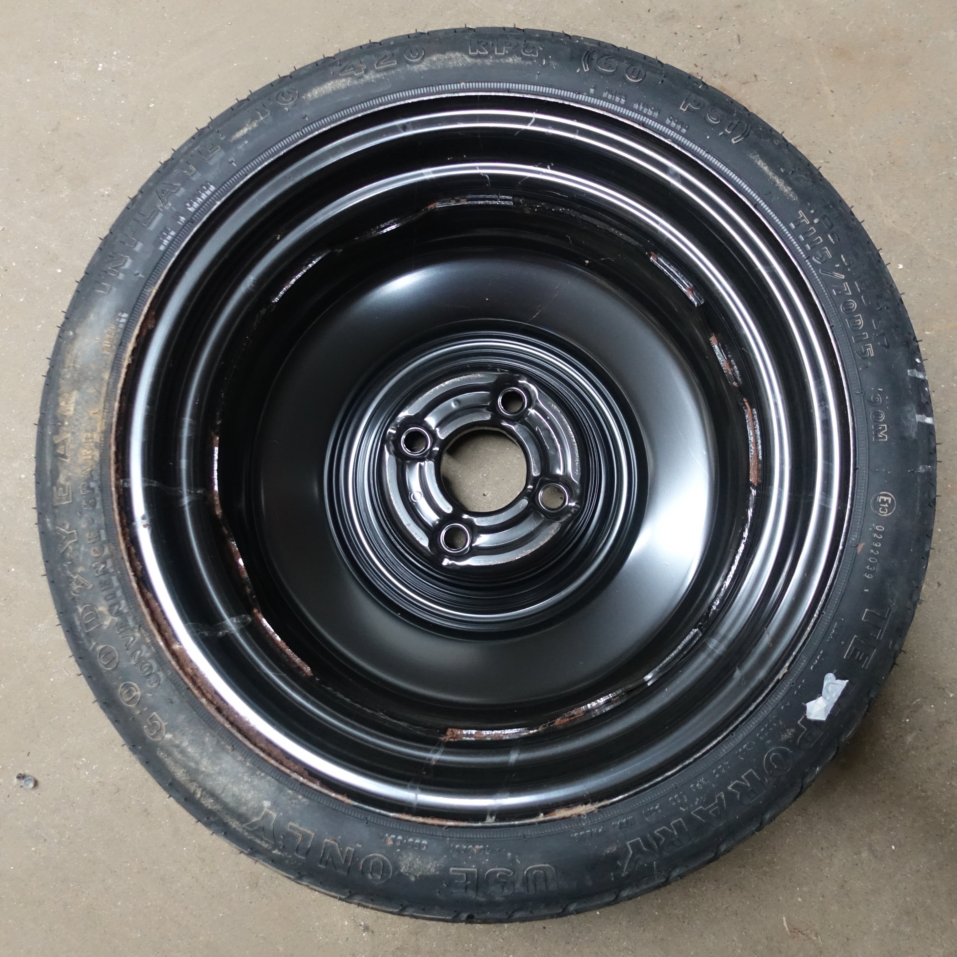 2005 2006 2007 Chevy Cobalt 4 Lug 15 Inch Spare Emergency Tire Wheel Rim Ring