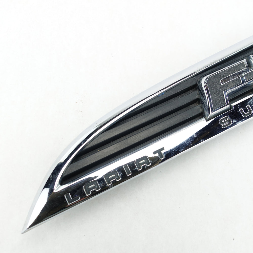 2011 2012 2013 2014 2015 16 Ford F350 Lariat Driver Left Fender Vent Emblem Logo
