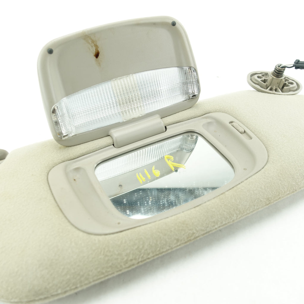 Damage 1999 2000 2001 02 Jeep Grand Cherokee Passenger Right Sunvisor Sun Visor