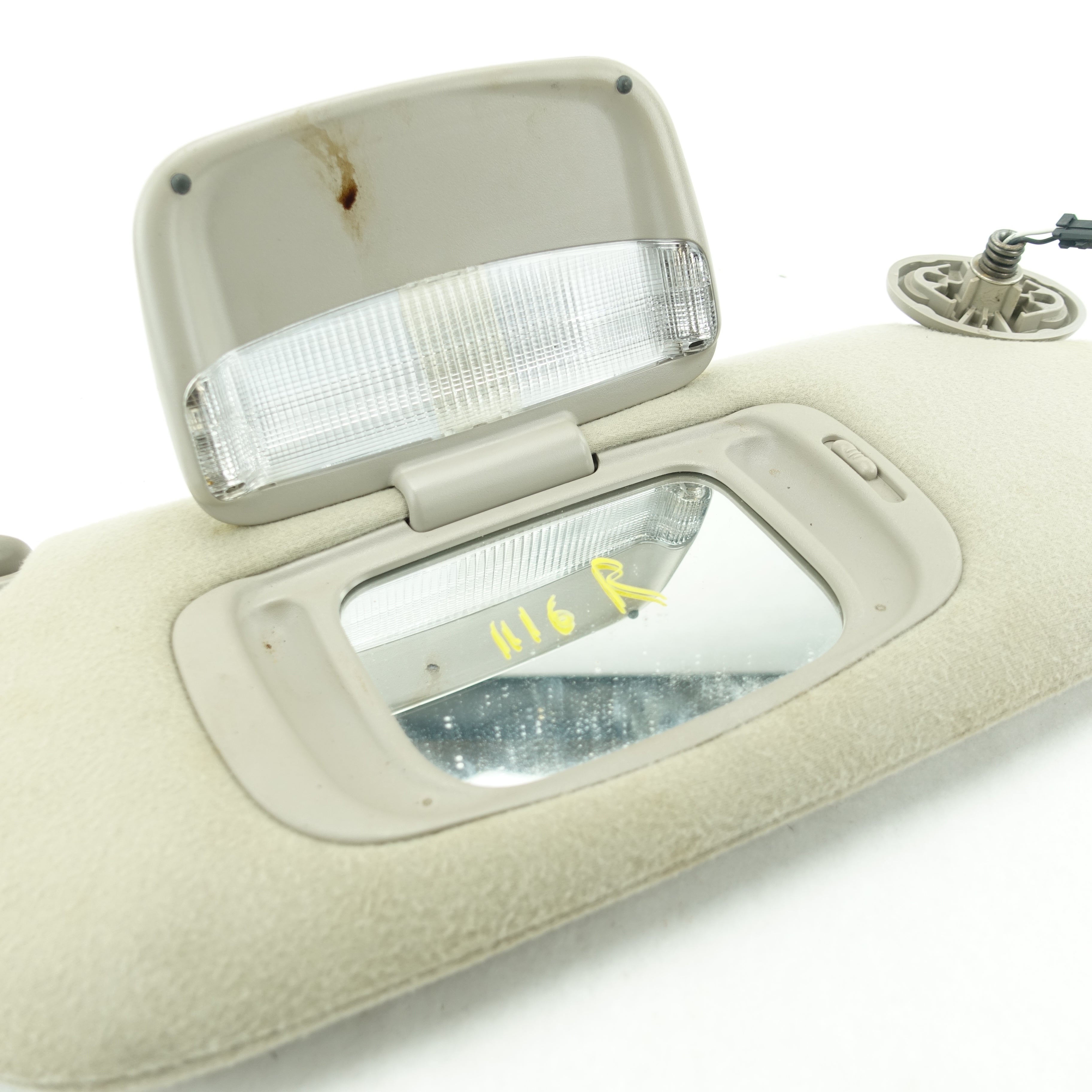 Damage 1999 2000 2001 02 Jeep Grand Cherokee Passenger Right Sunvisor Sun Visor