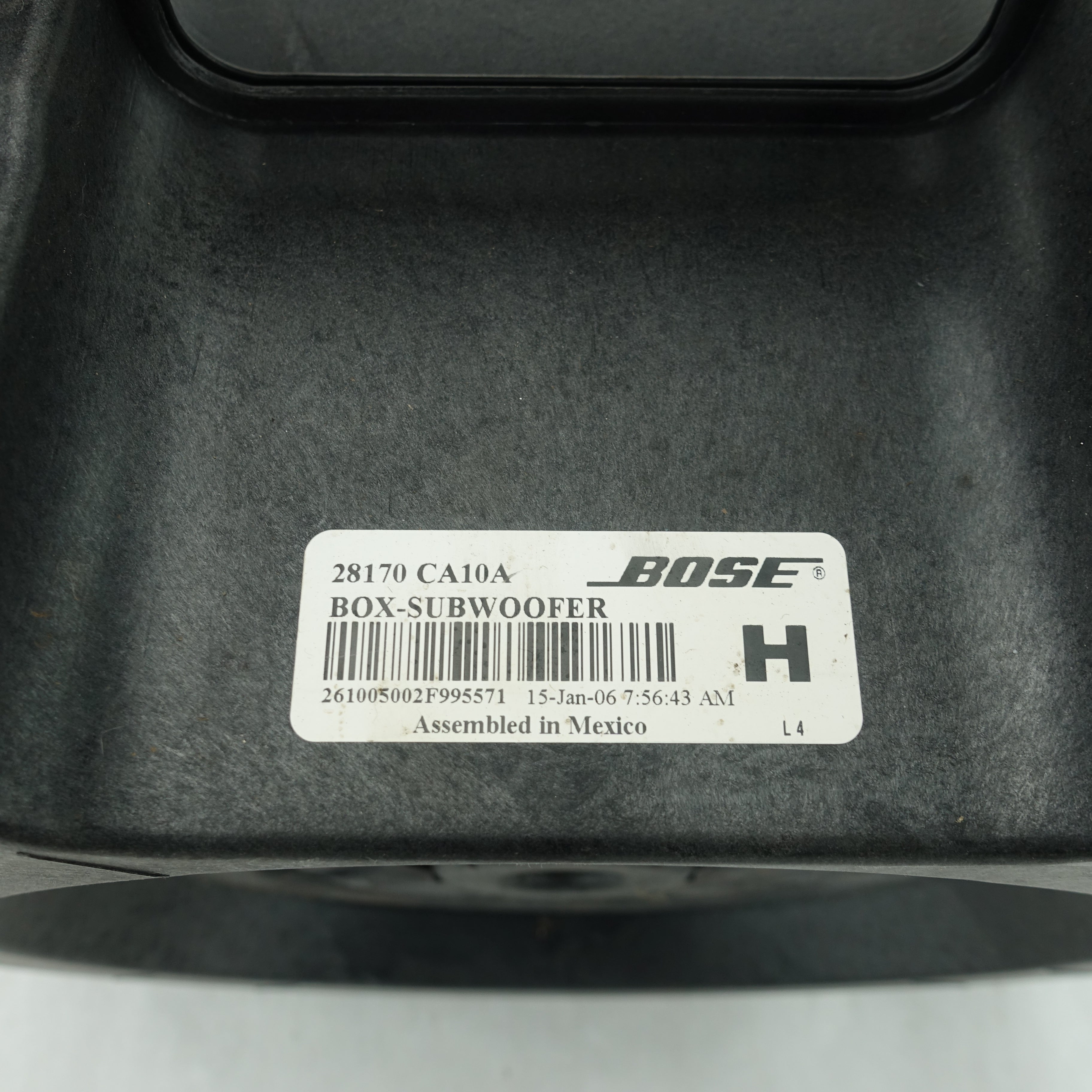 2004 2005 2006 2007 Nissan Murano Bose Subwoofer Speaker