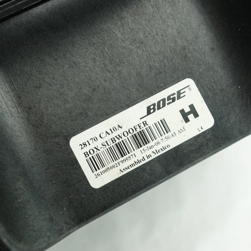2004 2005 2006 2007 Nissan Murano Bose Subwoofer Speaker