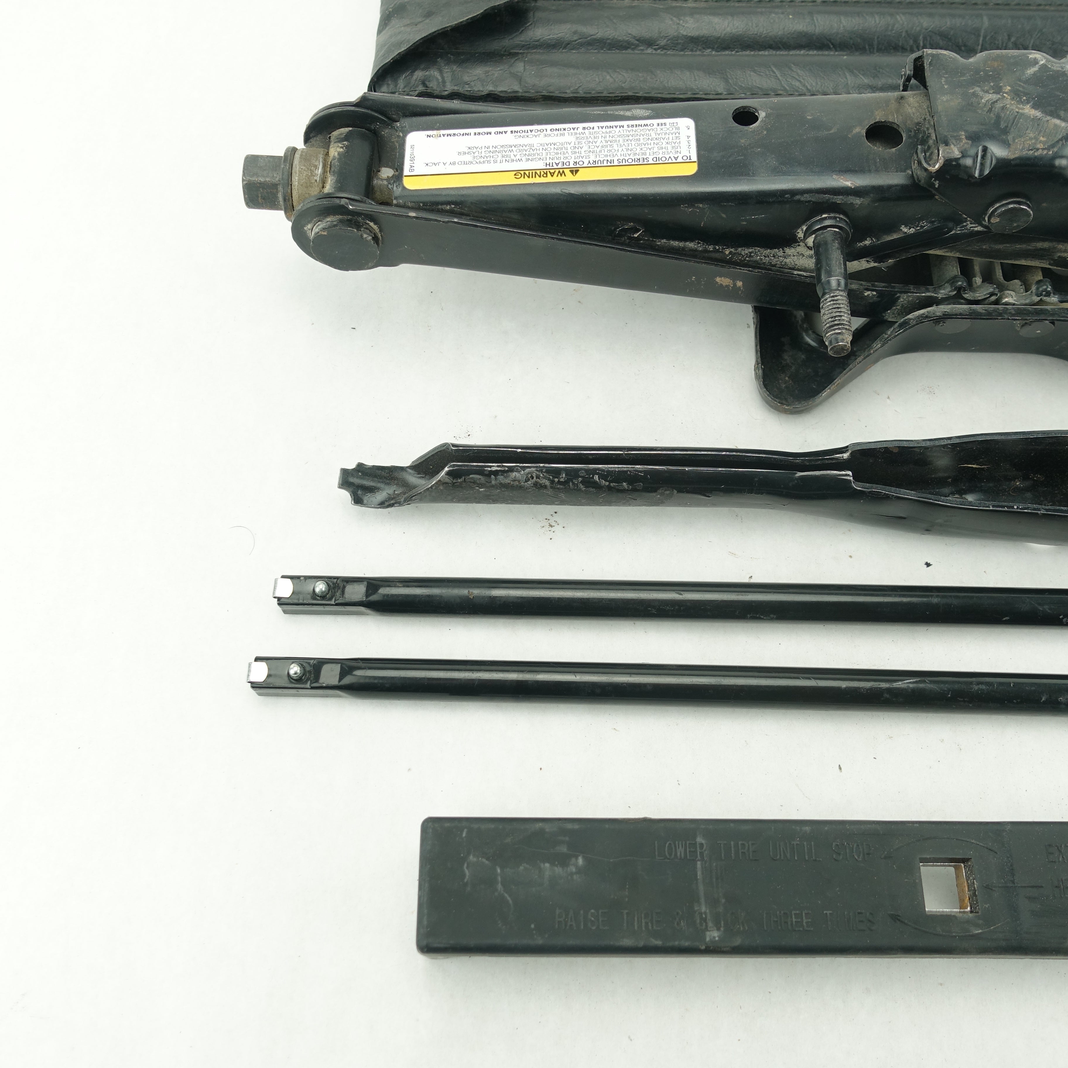 2001 2002 03 Town & Country Caravan Spare Emergency Jack Tool Kit Lug Nut Wrench