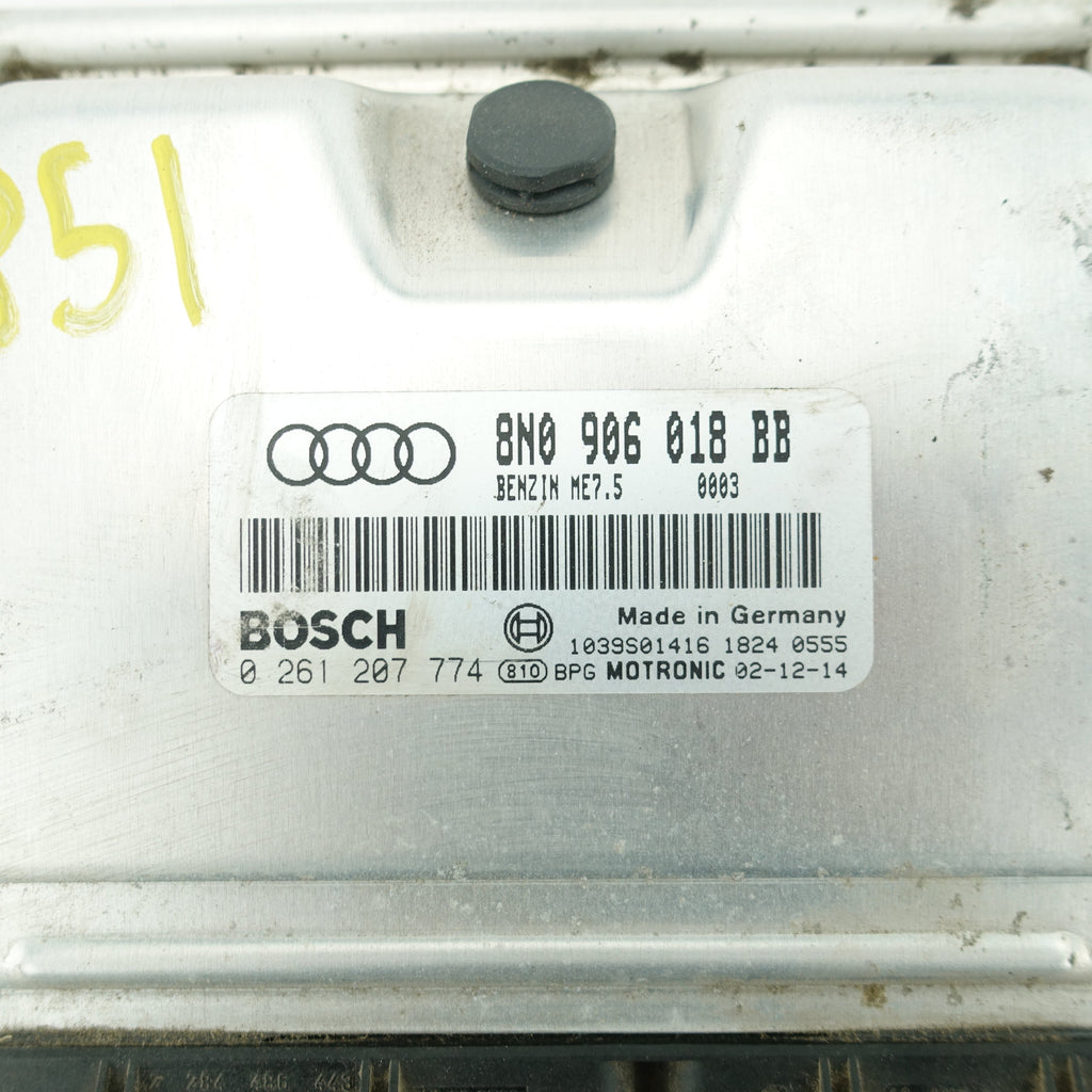 2003 Audi TT ECM ECU Engine Brain Box Control Module