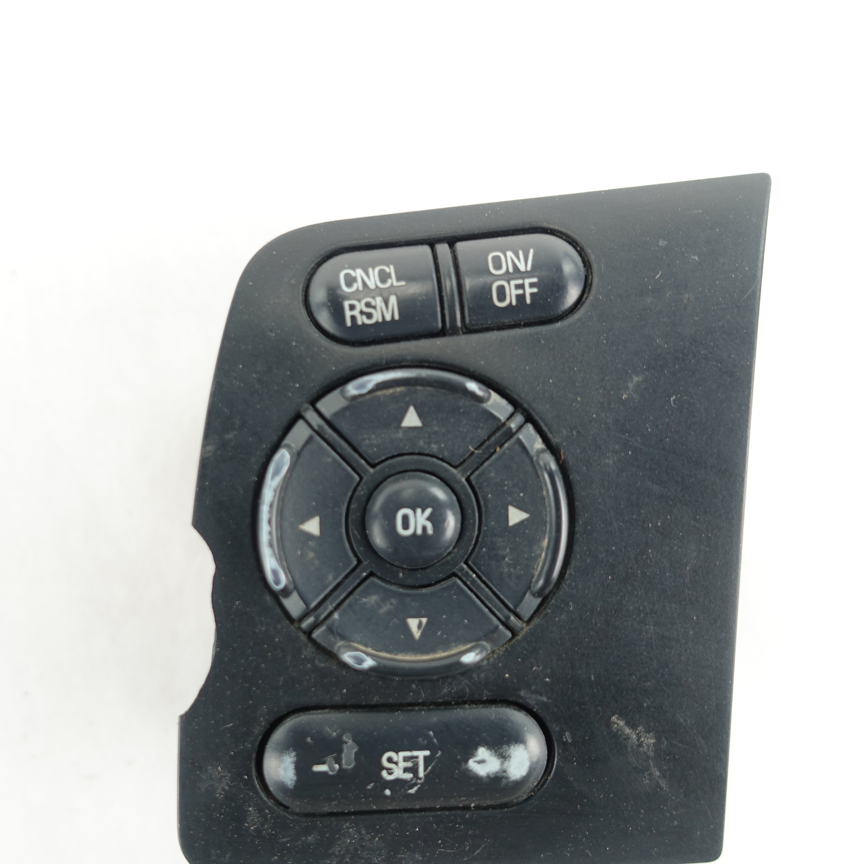 Damage 2015 2016 Ford F250 F350 Steering Wheel Cruise Control Info Setup Button