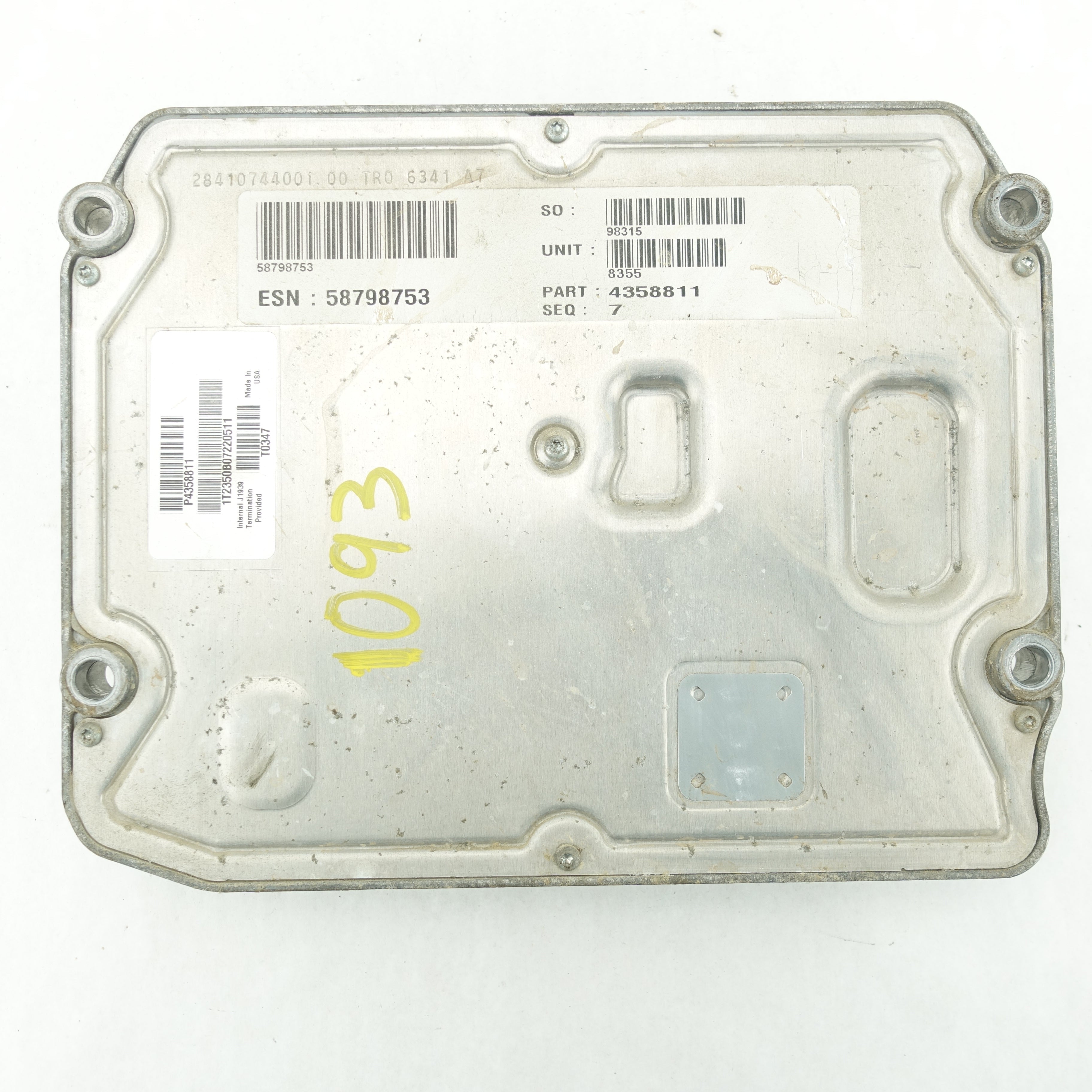 2017 Ram 5500 6.7L Cummins ECM ECU Engine Control Module Computer