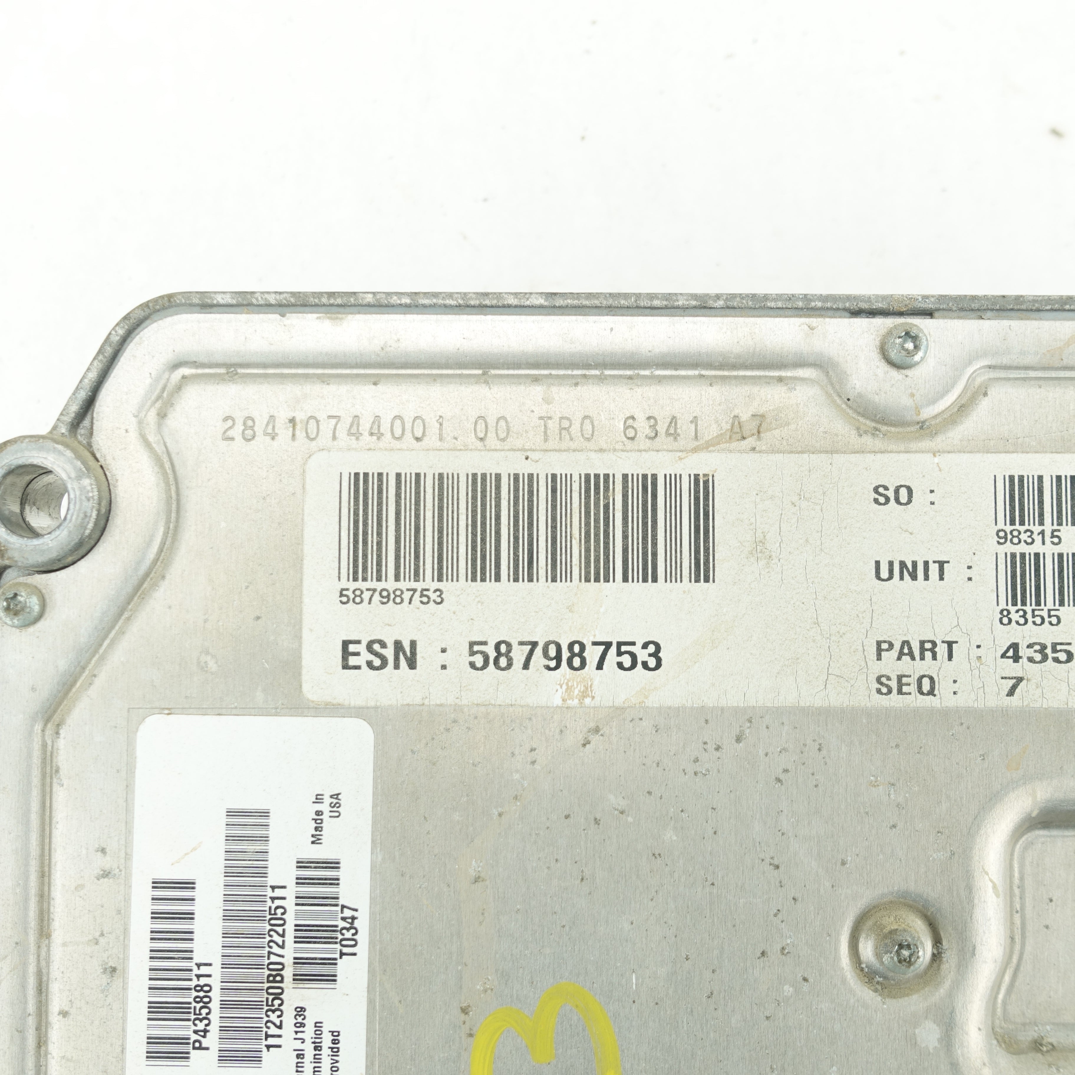 2017 Ram 5500 6.7L Cummins ECM ECU Engine Control Module Computer