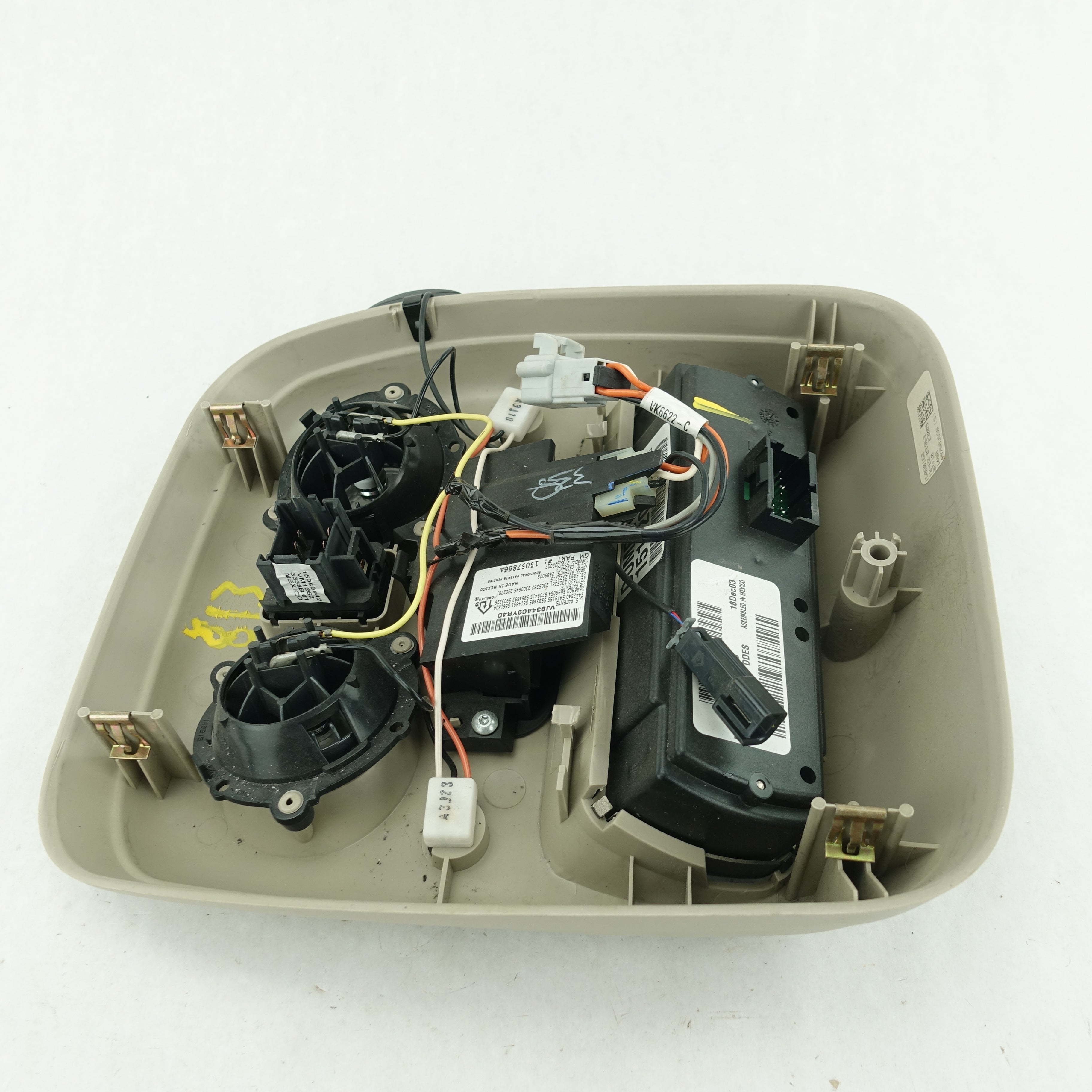 2003 2004 2005 Suburban Yukon Overhead Console Dome Map Light Lamp Garage Opener