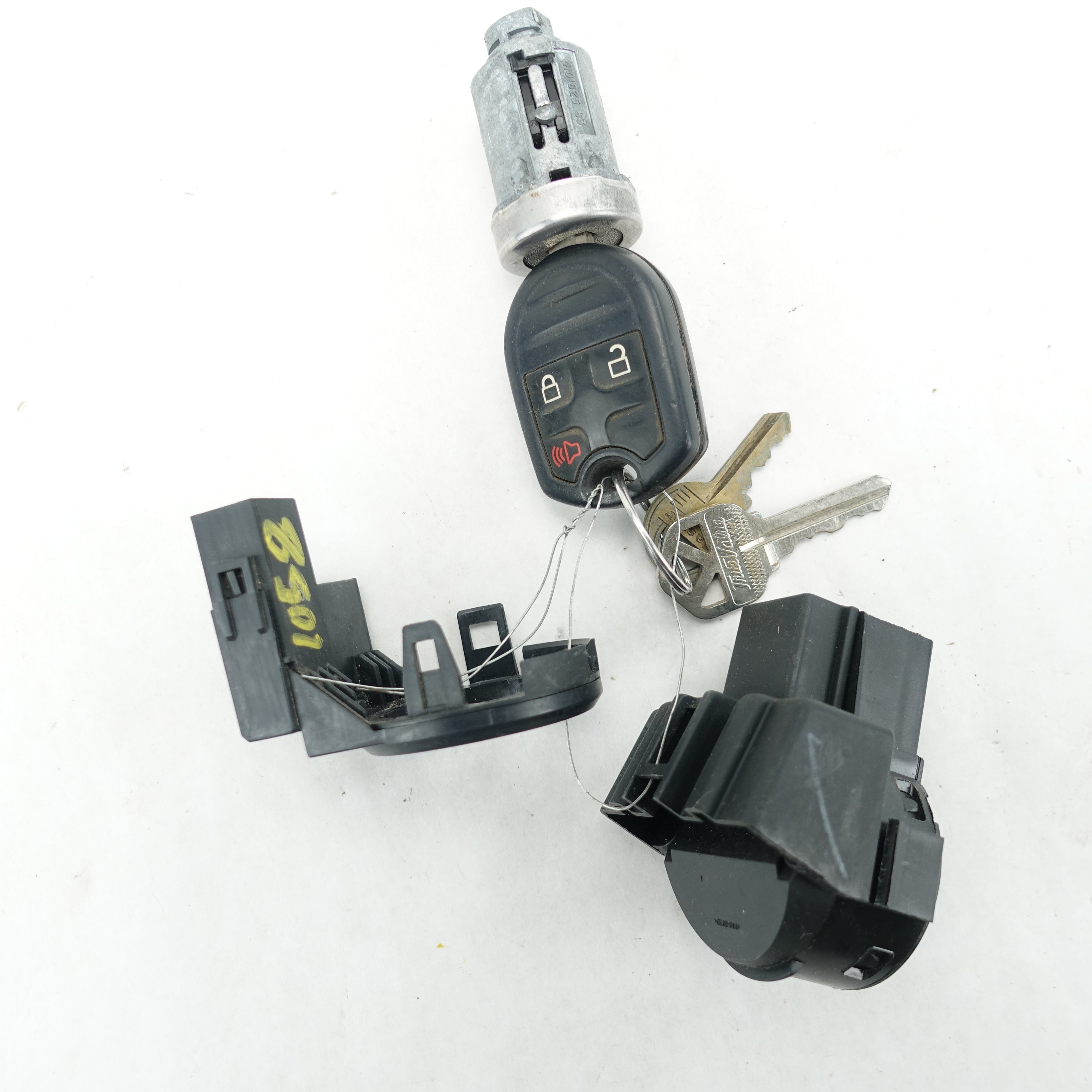 2011 2012 2013 2014 Ford F250 F350 Key Lock Cylinder Anti-Theft Immobilizer Key