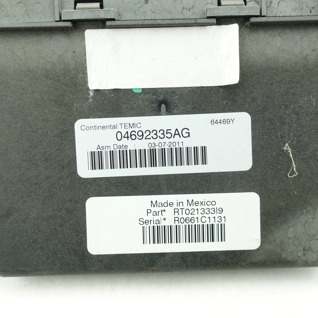 2011 Caravan Town & Country Engine Fuse Box Computer Module TIPM TEMIC