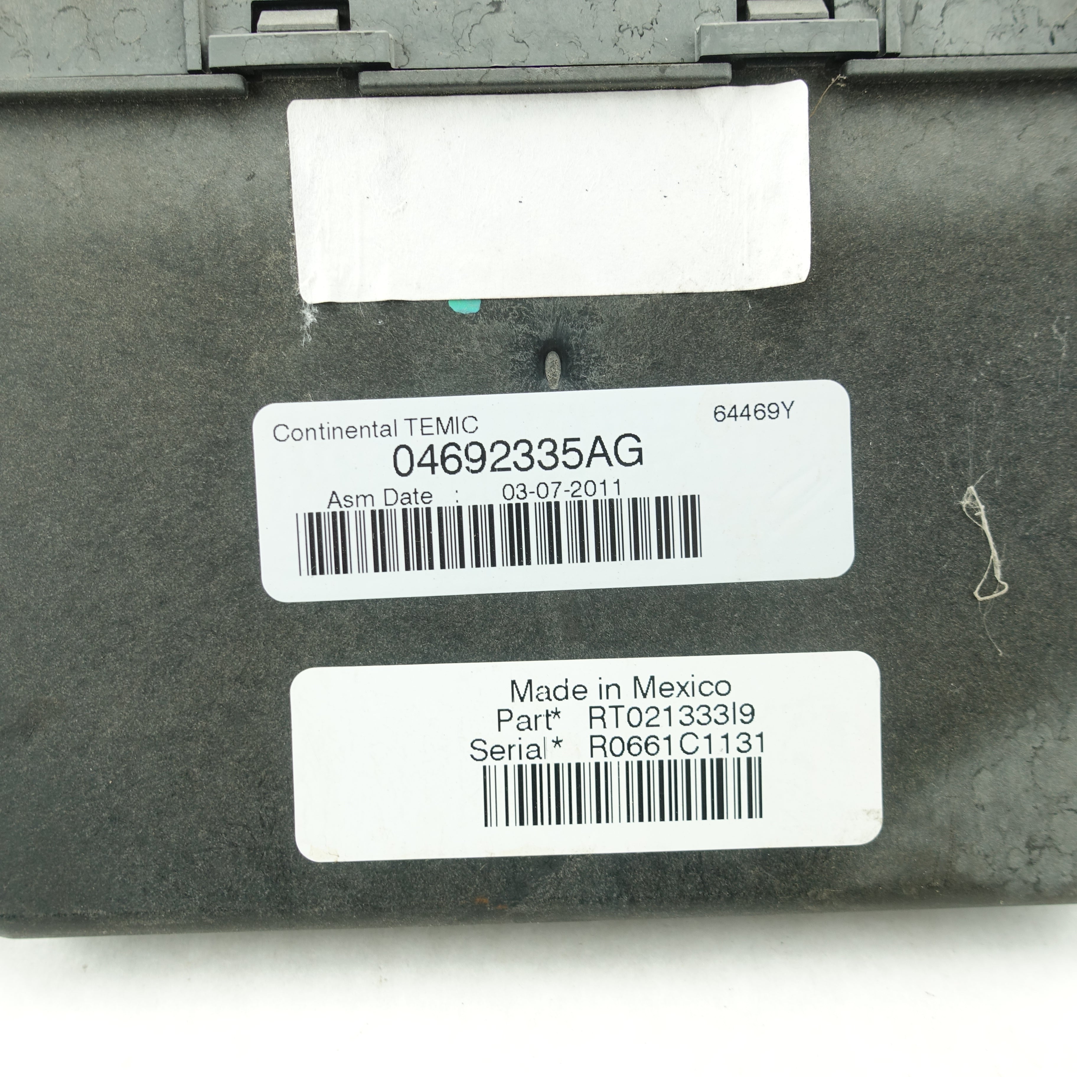2011 Caravan Town & Country Engine Fuse Box Computer Module TIPM TEMIC