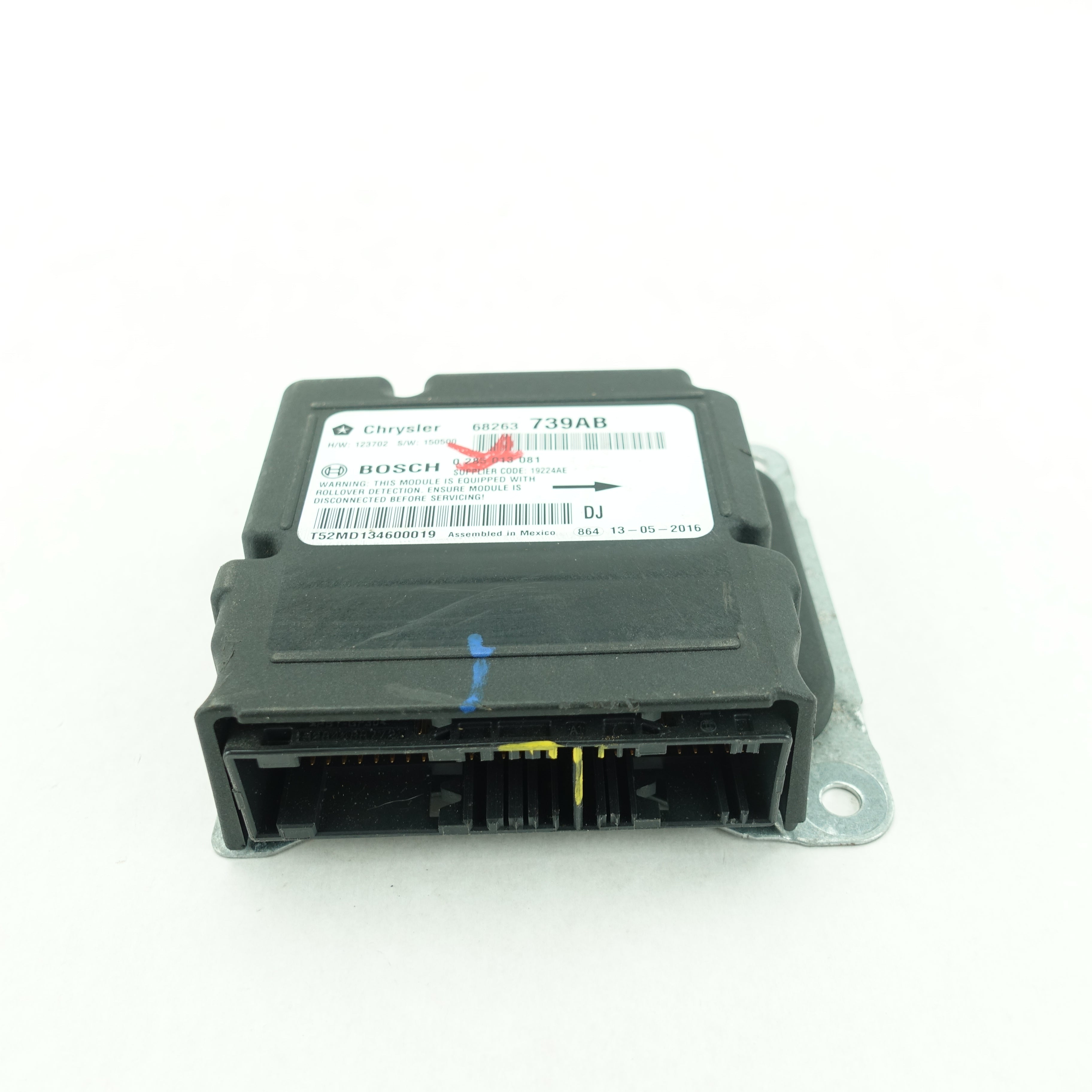 2014 2015 2016 2017 2018 Ram 2500 Crew Mega Cab Restraint Airbag Air Bag Control Module Computer
