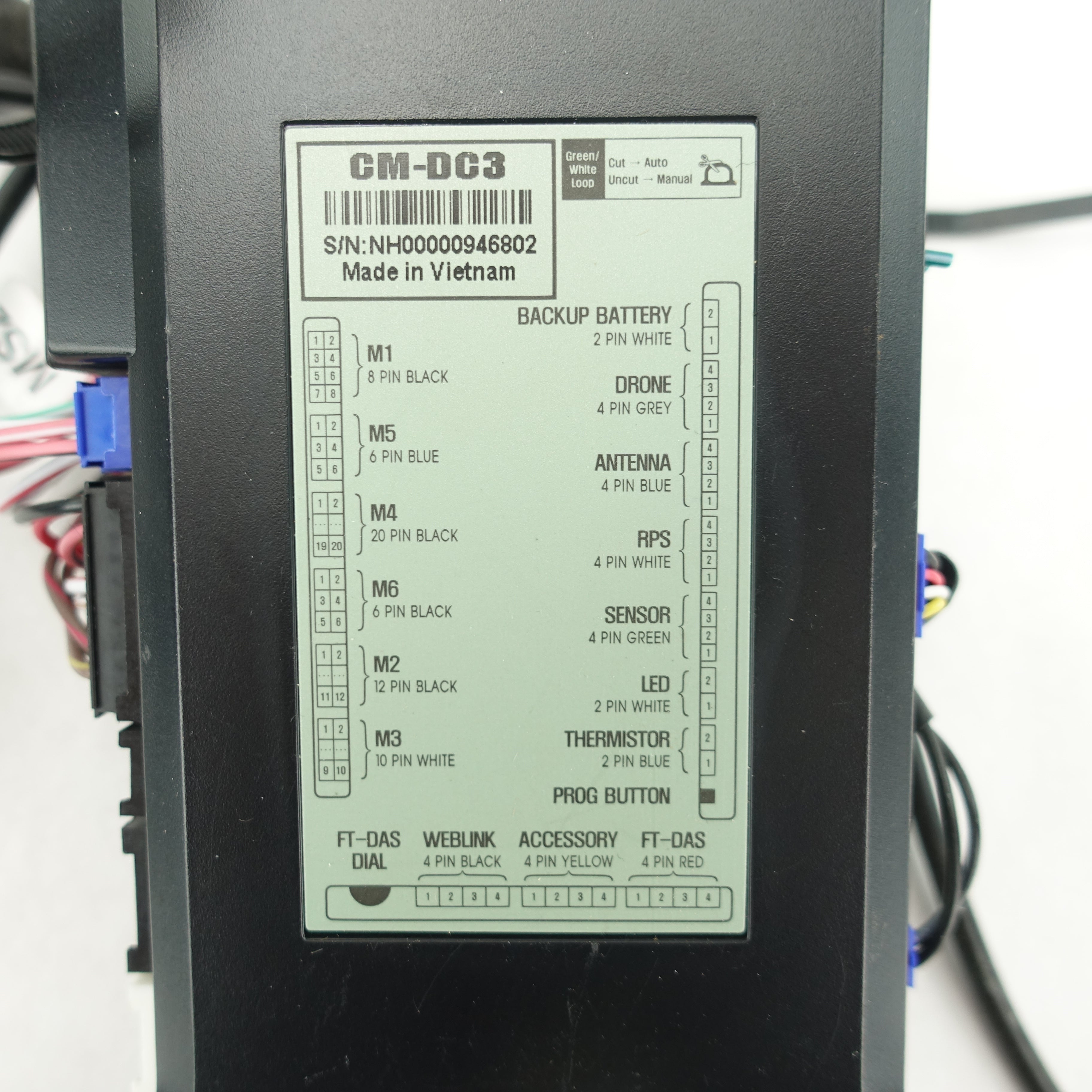 CM-DC3 Aftermarket Remote Start System Pulled from 2011 Chrysler Town & Country