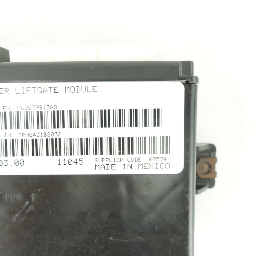 2011 2012 Town & Country Caravan Power Lift Gate Hatch Liftgate Computer Module