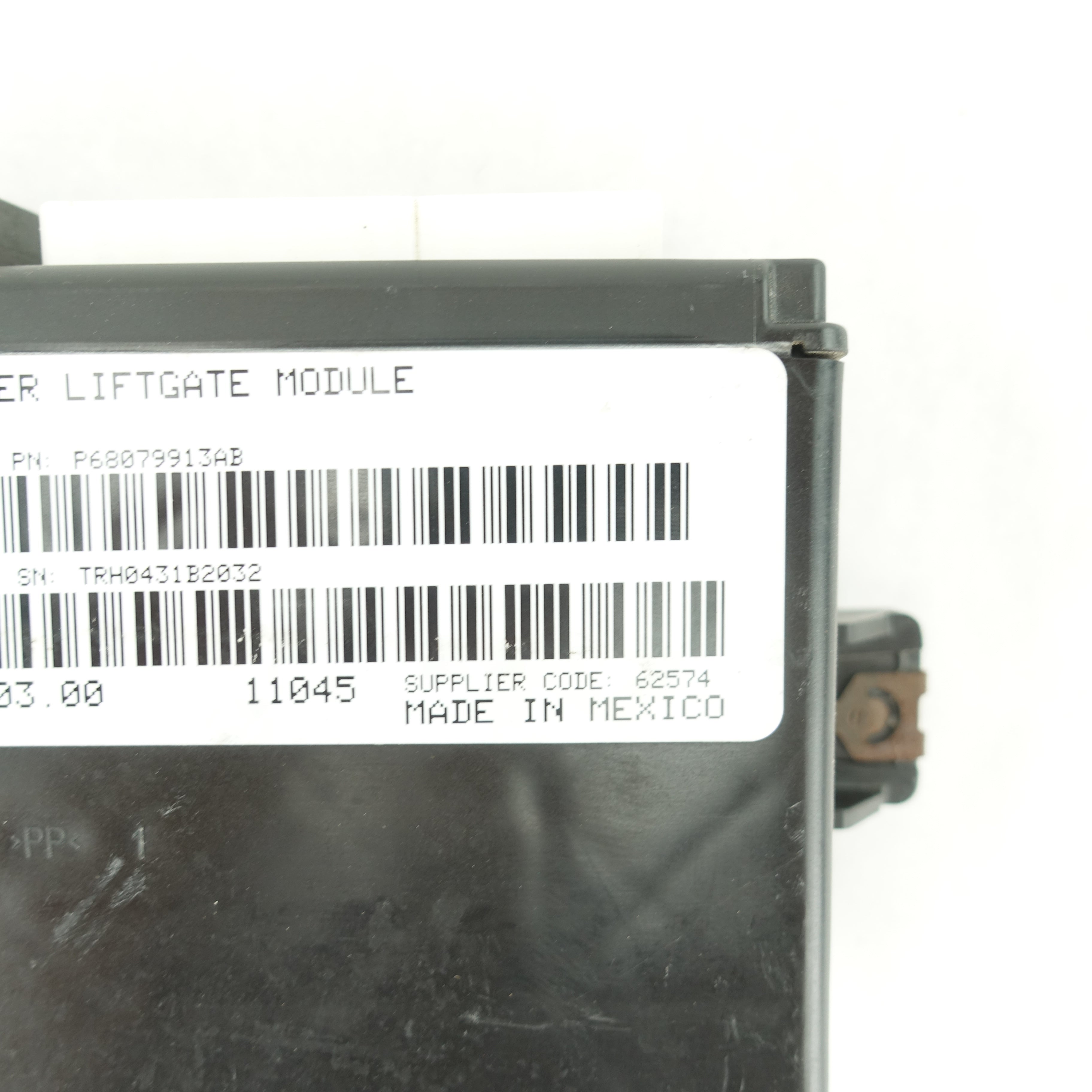2011 2012 Town & Country Caravan Power Lift Gate Hatch Liftgate Computer Module