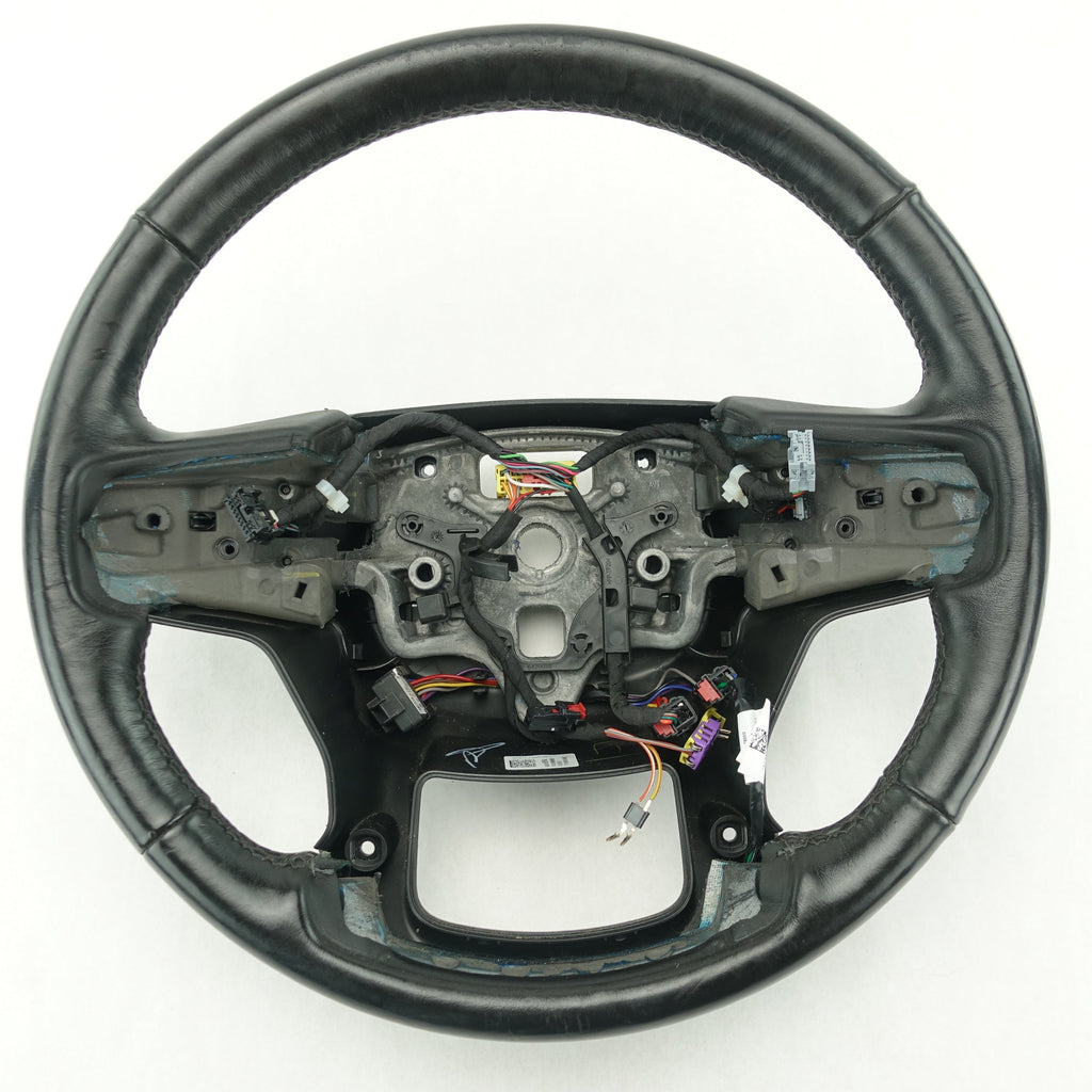 Damage 2020 2021 2022 2023 Silverado Sierra Steering Wheel Leather Heated Black