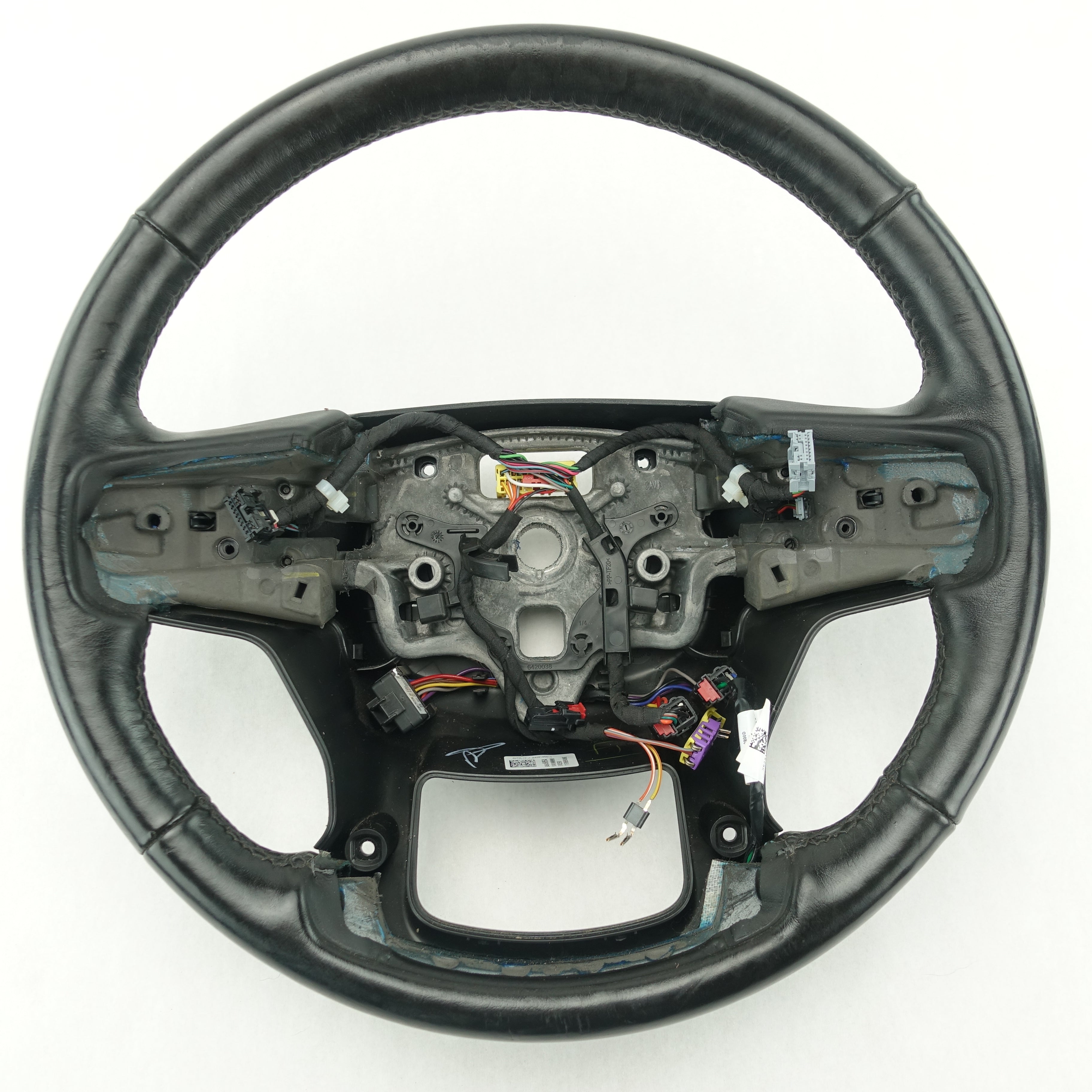 Damage 2020 2021 2022 2023 Silverado Sierra Steering Wheel Leather Heated Black