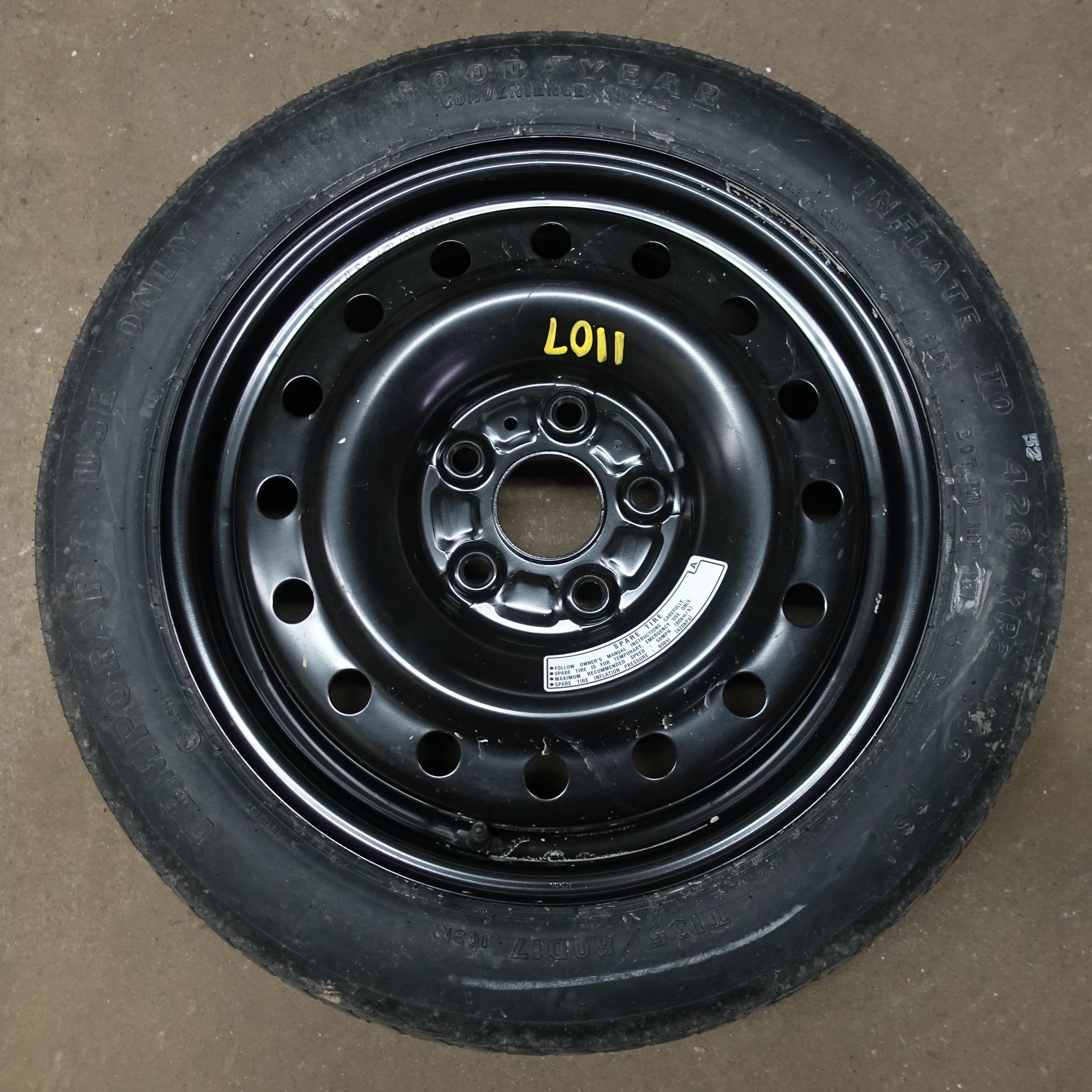 2018 2019 2020 2021 22 Honda Odyssey Spare Emergency 17 Inch Tire Wheel Rim Ring