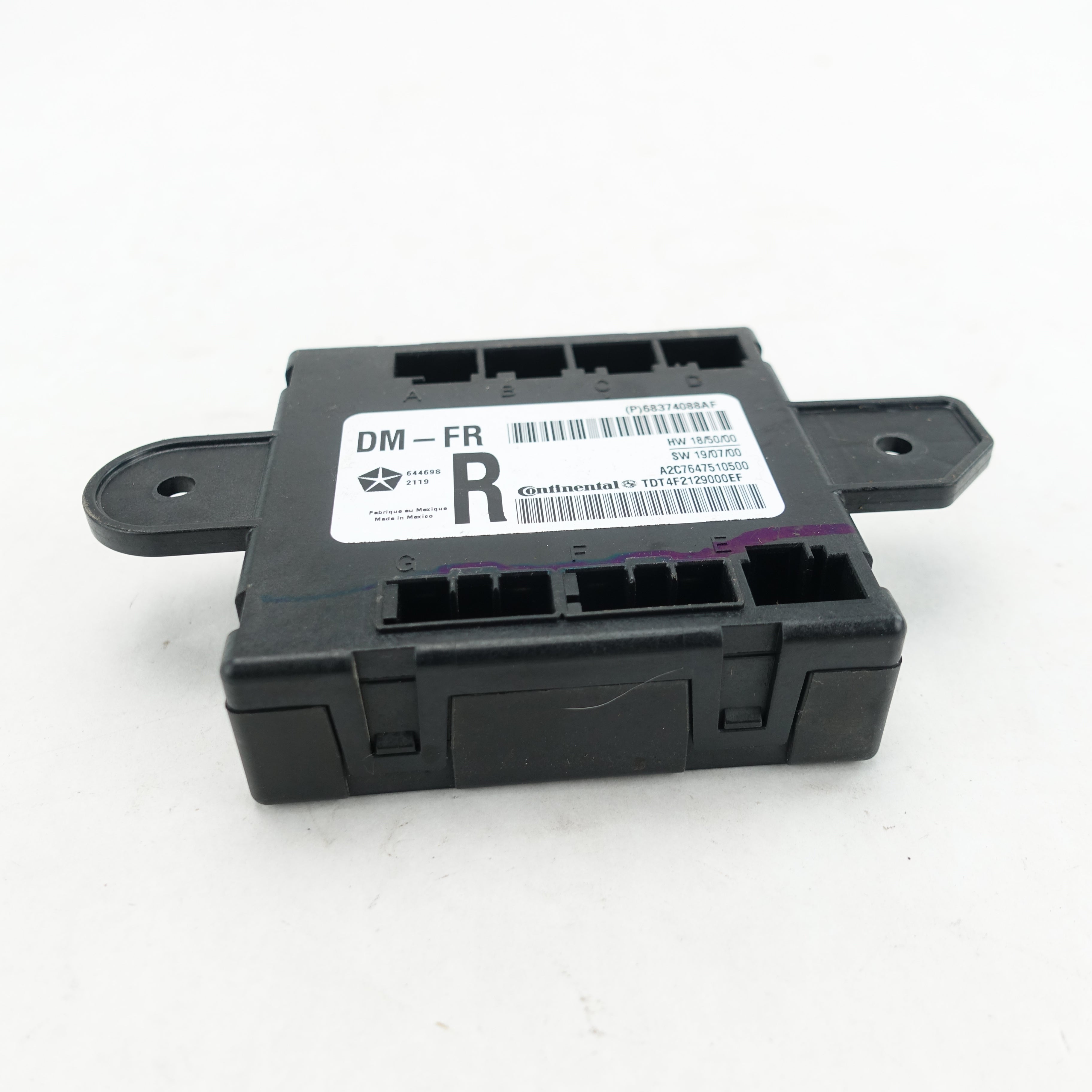 2019 2020 Ram 2500 3500 Passenger Right Front Door Module Hub