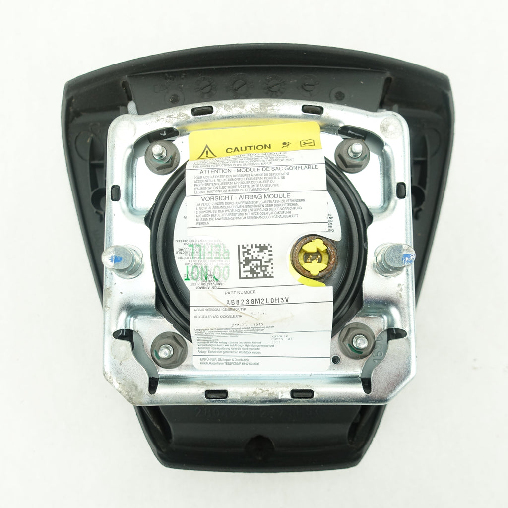 2011 2012 GMC Sierra 2500 3500 Steering Wheel Drivers Airbag Air Bag Black