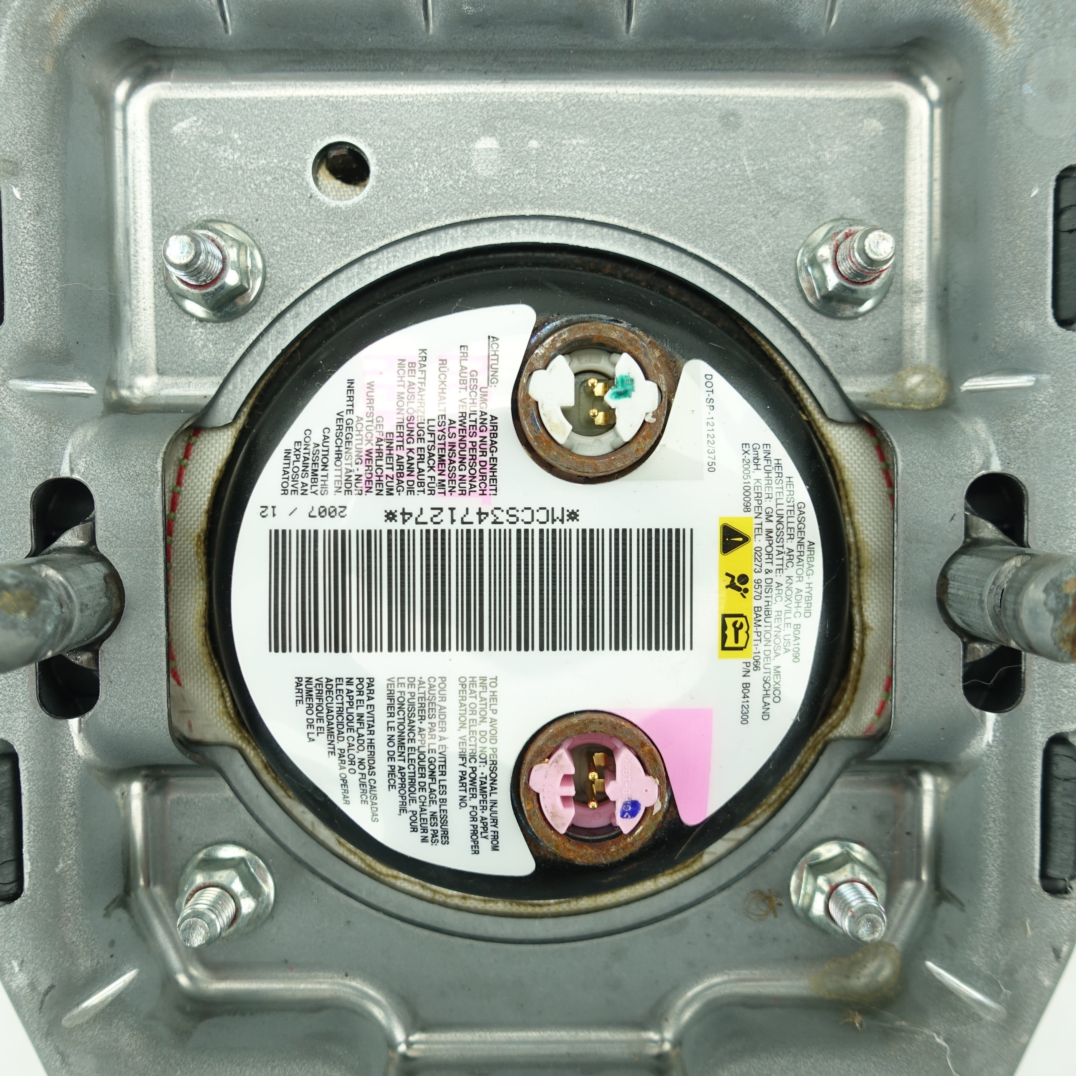 Buick Enclave Steering Wheel Driver Left Airbag Air Bag Black 2008 2009 2010 2011 2012 2013 2014 2015 2016 2017