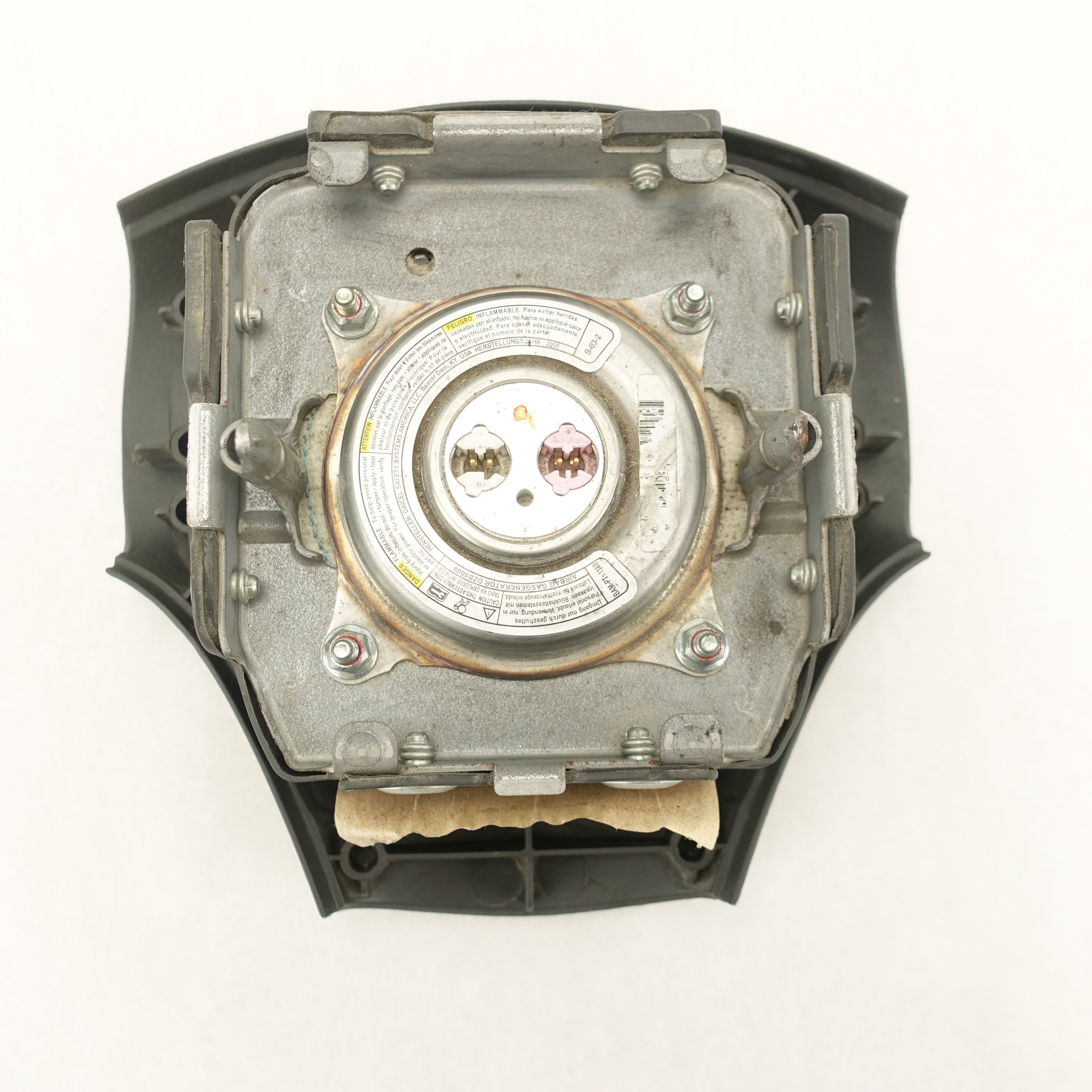 2006 2007 2008 2009 2010 2011 Chevy HHR Driver Steering Wheel Airbag Air Bag Gray