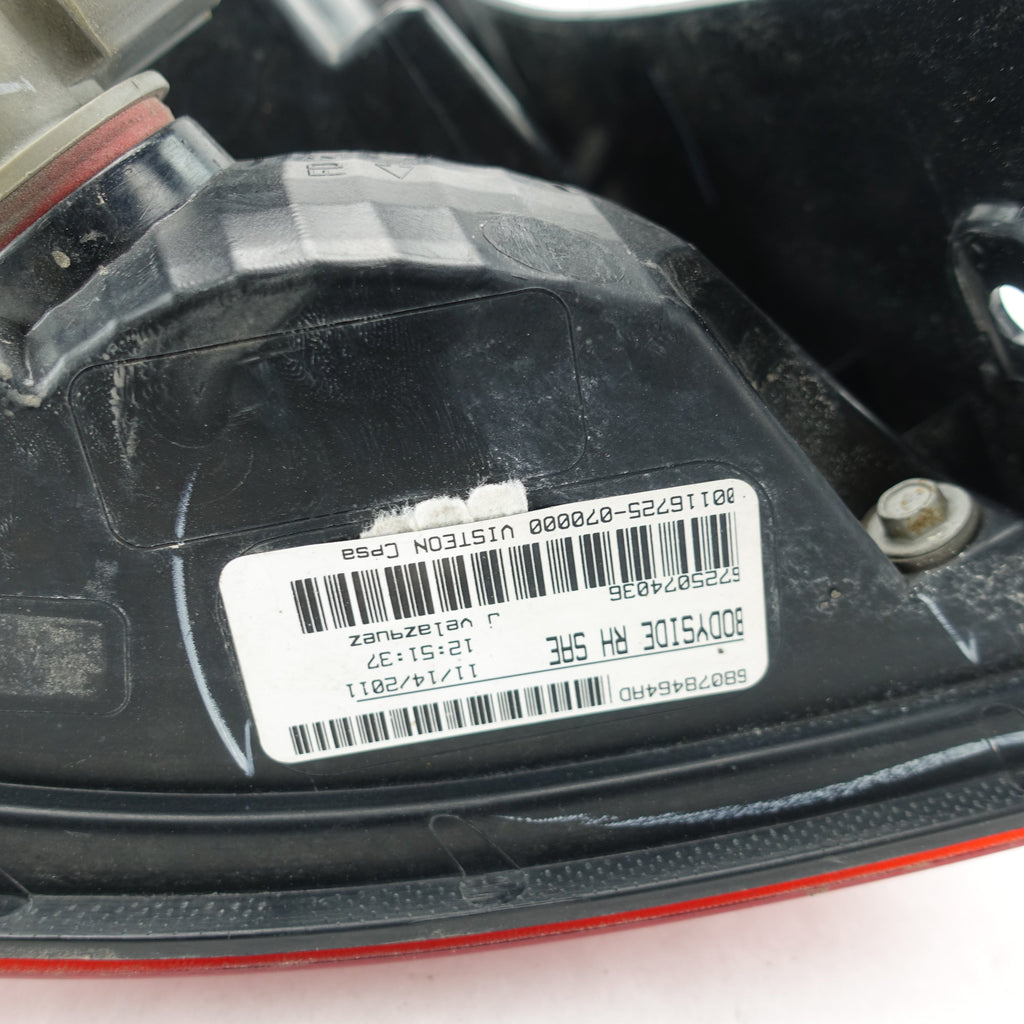2011 2012 2013 2014 2015 Dodge Journey Passenger Right Taillight Tail Light Lamp
