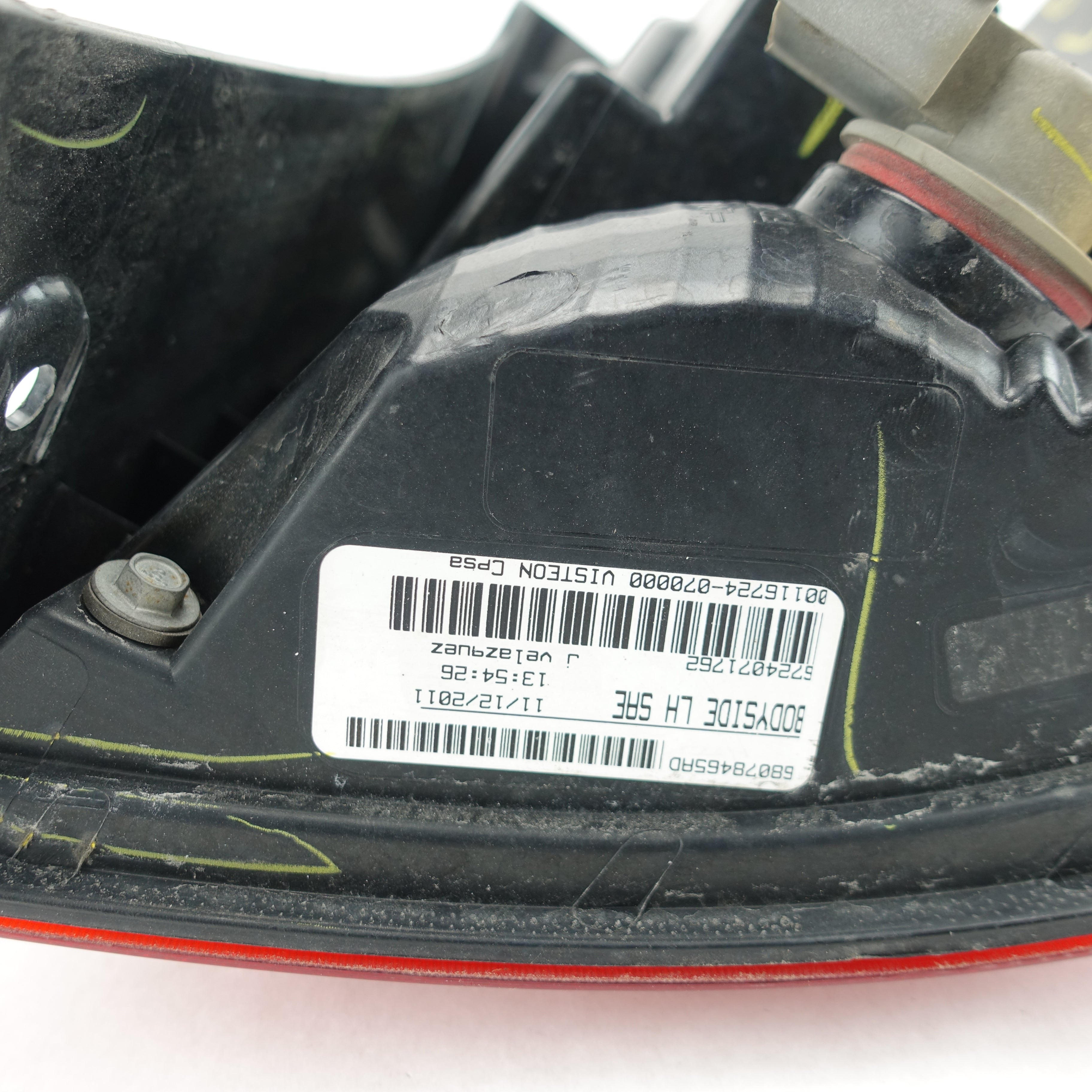 2011 2012 2013 2014 2015 Dodge Journey Driver Left Taillight Tail Light Lamp