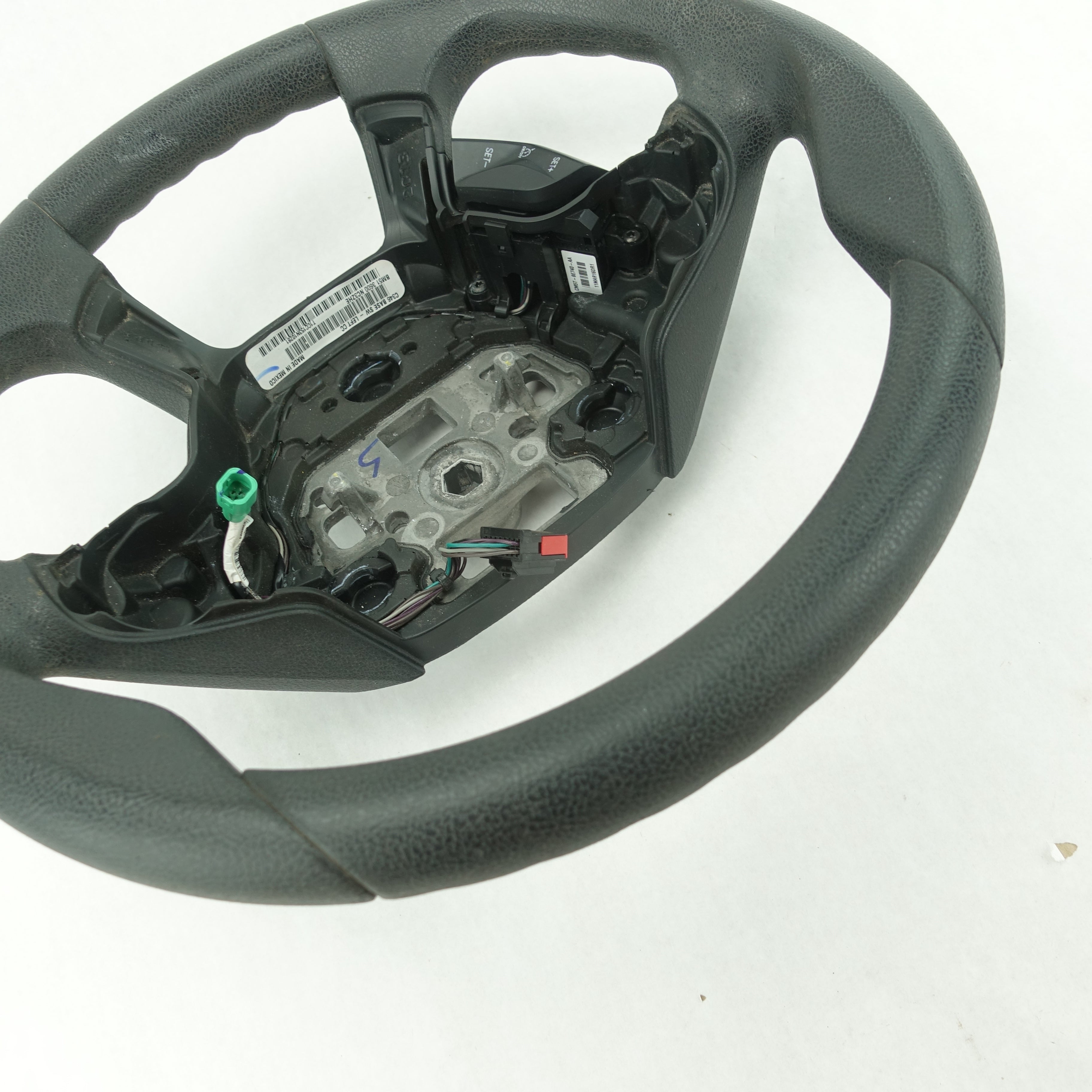 Damage 2012 2013 2014 Ford Focus Steering Wheel Black