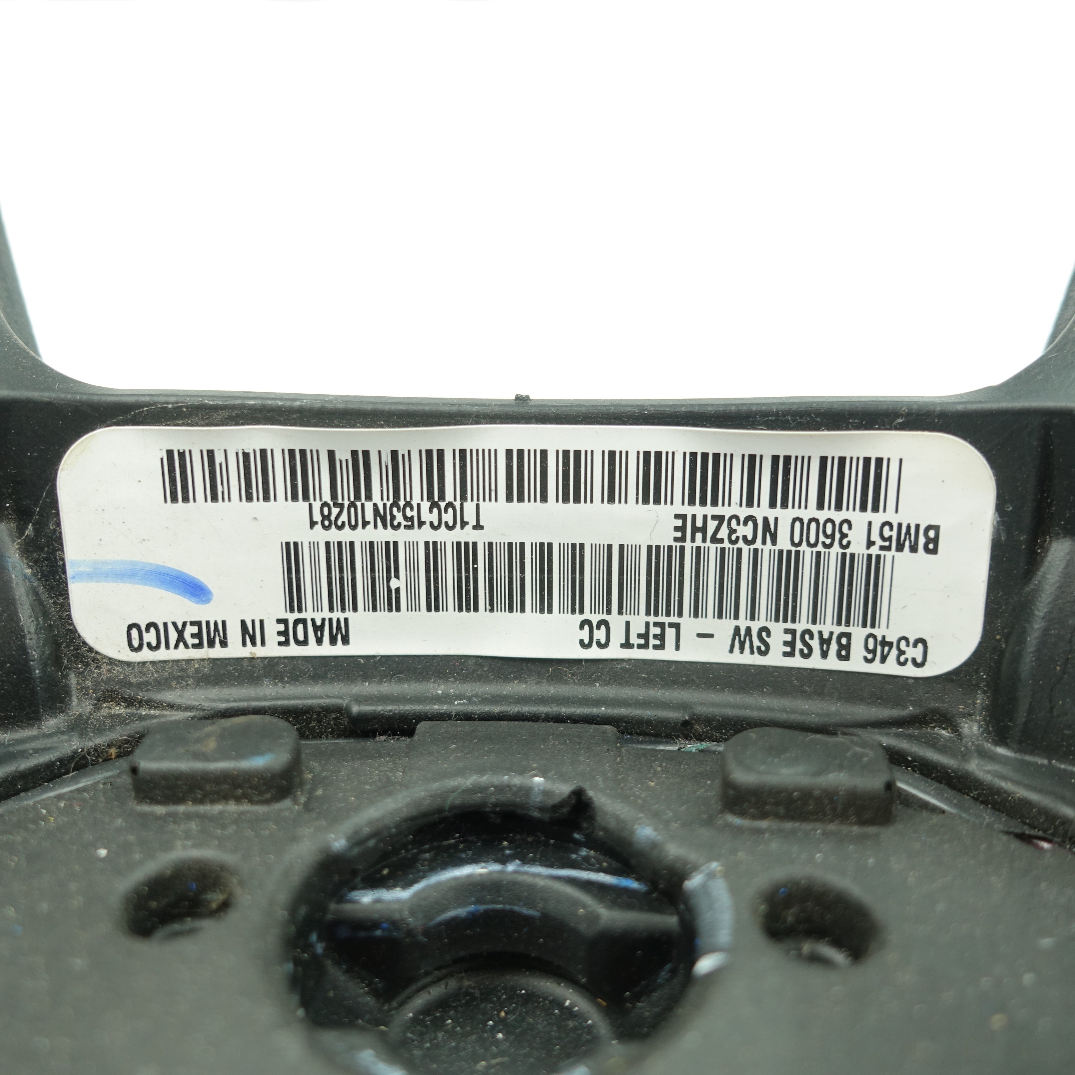 Damage 2012 2013 2014 Ford Focus Steering Wheel Black
