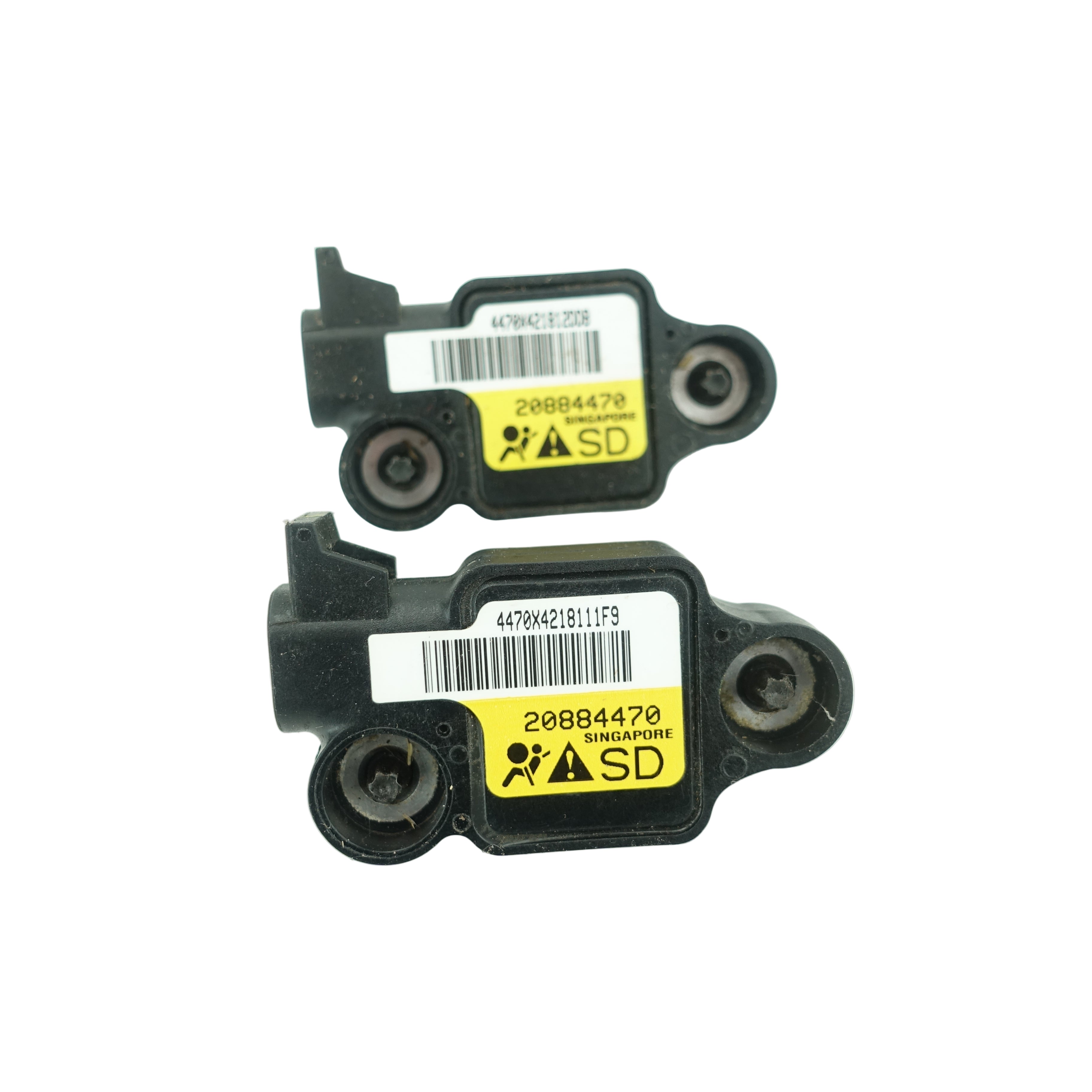 2010 2011 2012 2013 2014 Silverado Sierra Front Door Airbag Impact Sensor Set of 2