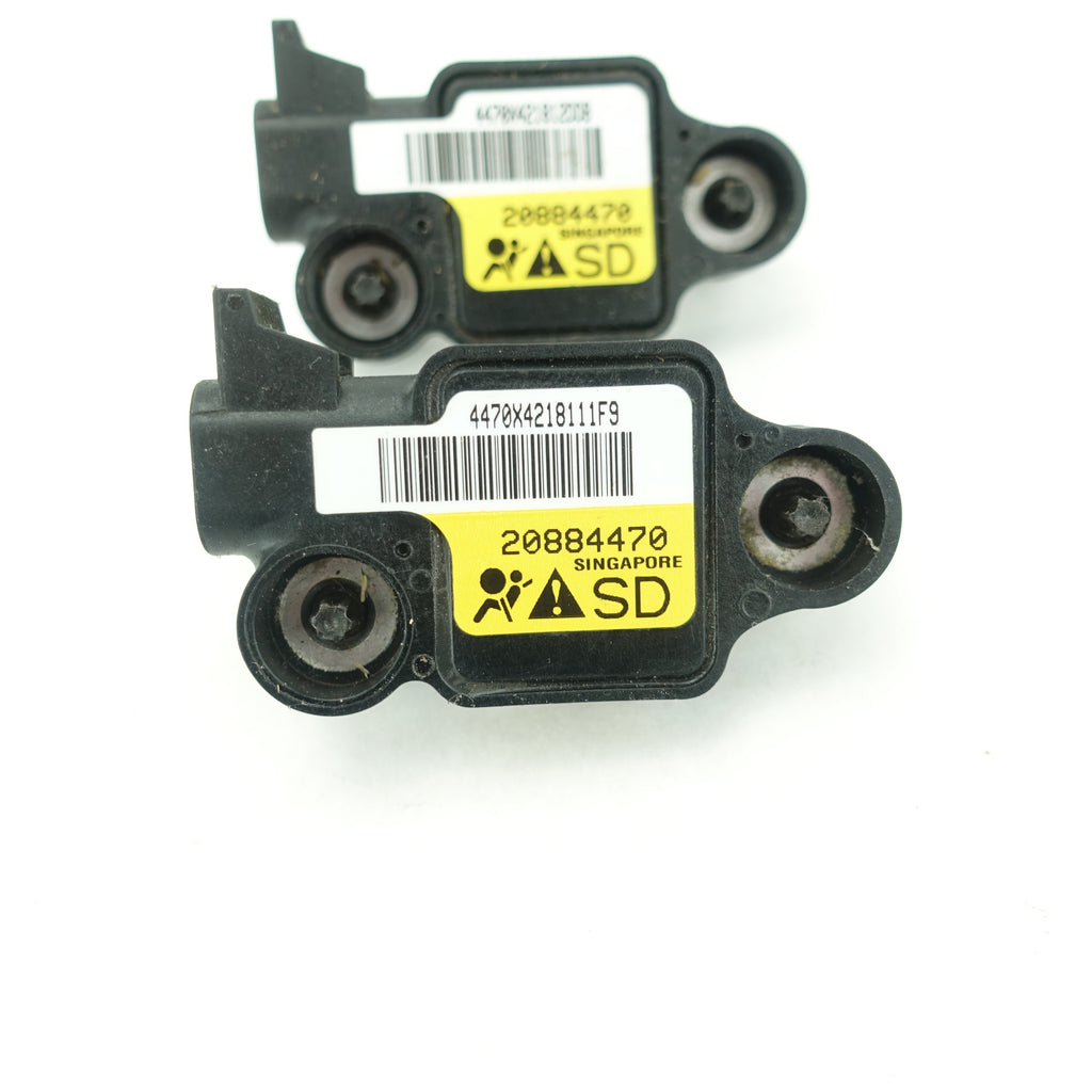 2010 2011 2012 2013 2014 Silverado Sierra Front Door Airbag Impact Sensor Set of 2