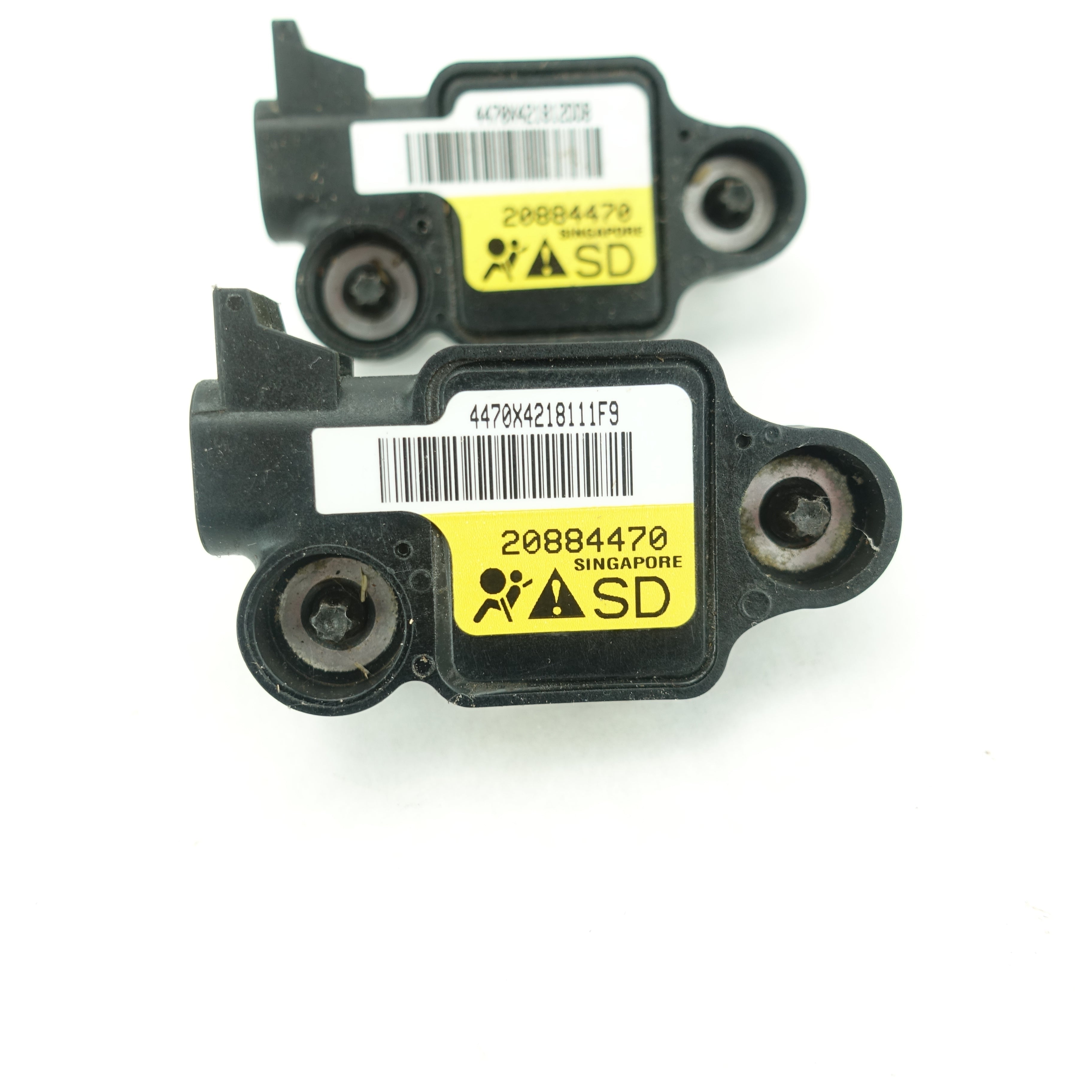 2010 2011 2012 2013 2014 Silverado Sierra Front Door Airbag Impact Sensor Set of 2