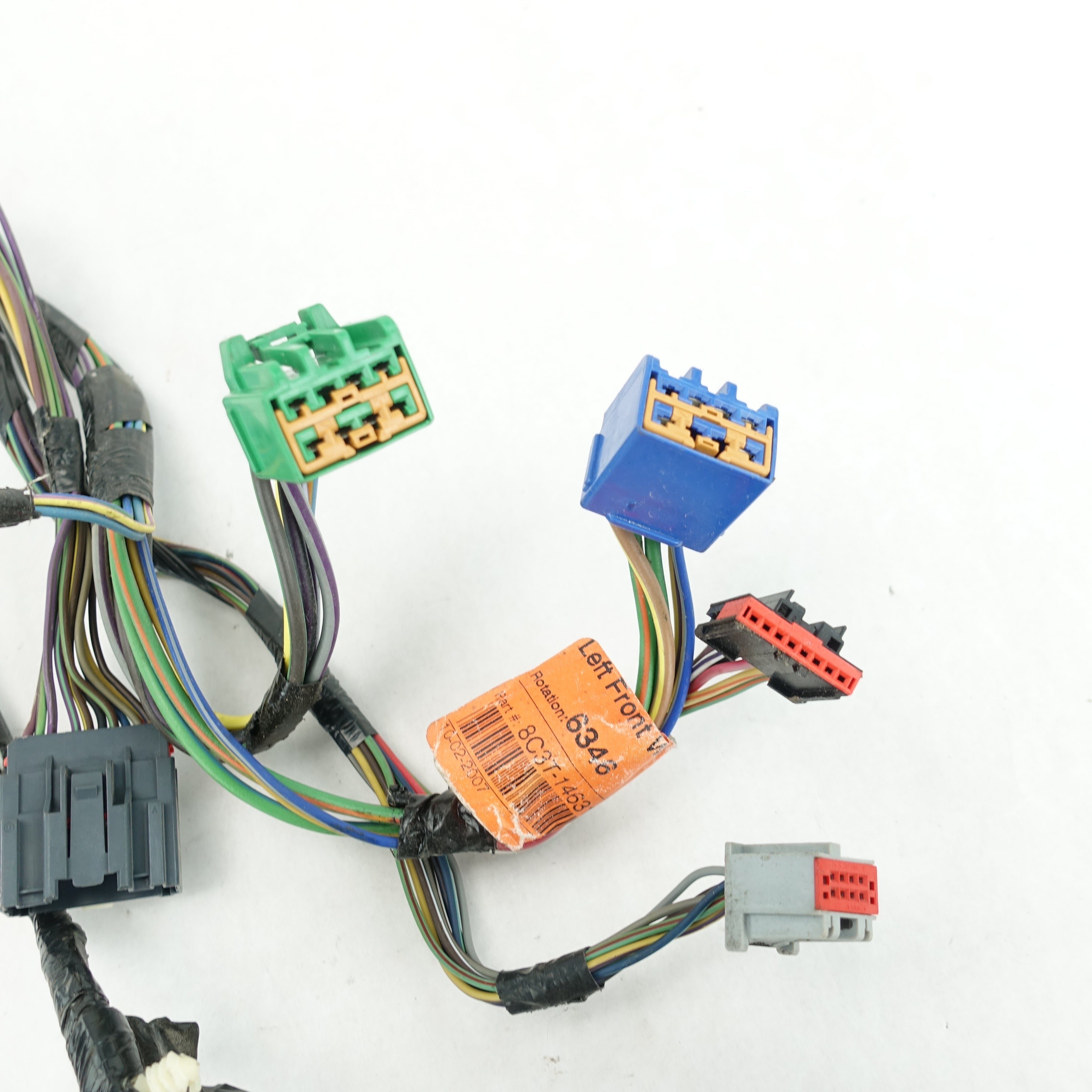 2008 Ford F250 F350 Driver Left Front Door Wire Harness Loom Crew Cab