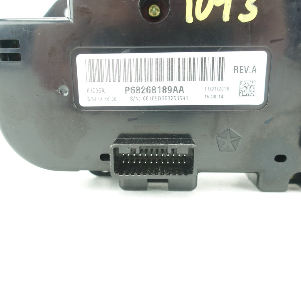 2015 2016 2017 2018 Ram 2500 3500 Climate Control AC Heater Switch Panel Unit
