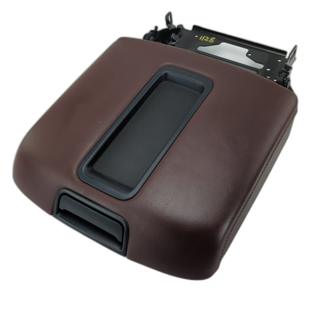 Damage 2014 Silverado Sierra High Country Center Console Armrest Lid Cover Brown