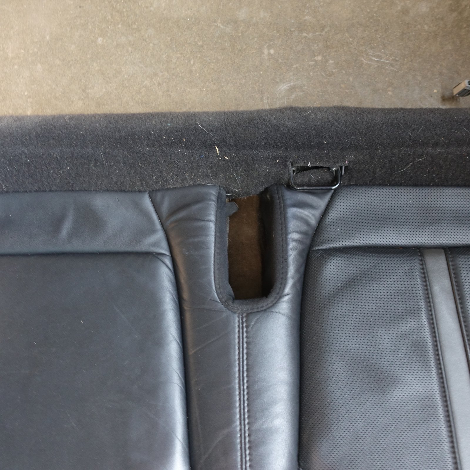 2015 2016 17 Ford F150 Platinum Right Rear Lower Seat Cushion Pad Cover Leather
