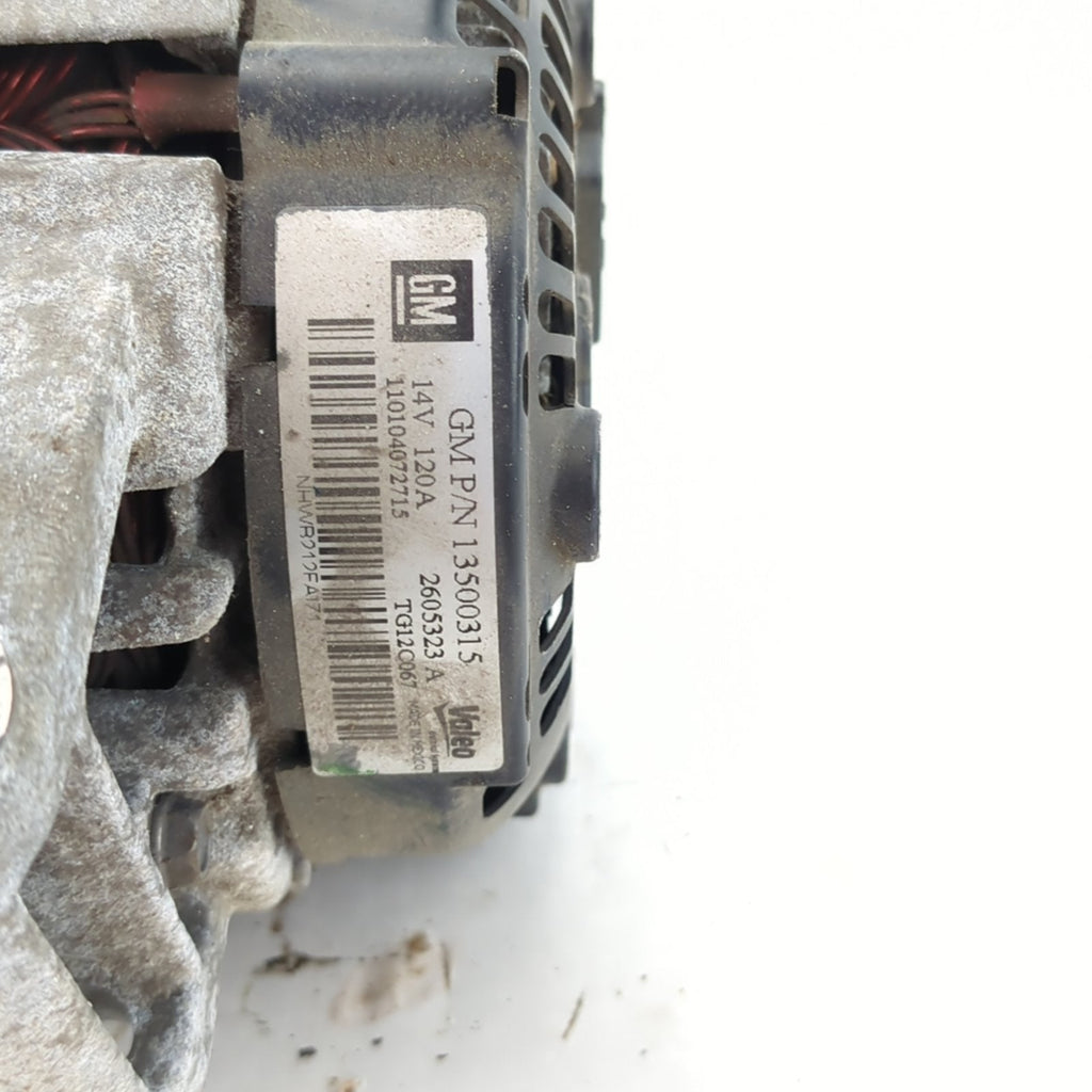 2011 2012 2013 2014 2015 2016 2017 Equinox Terrain 2.4L Alternator Generator