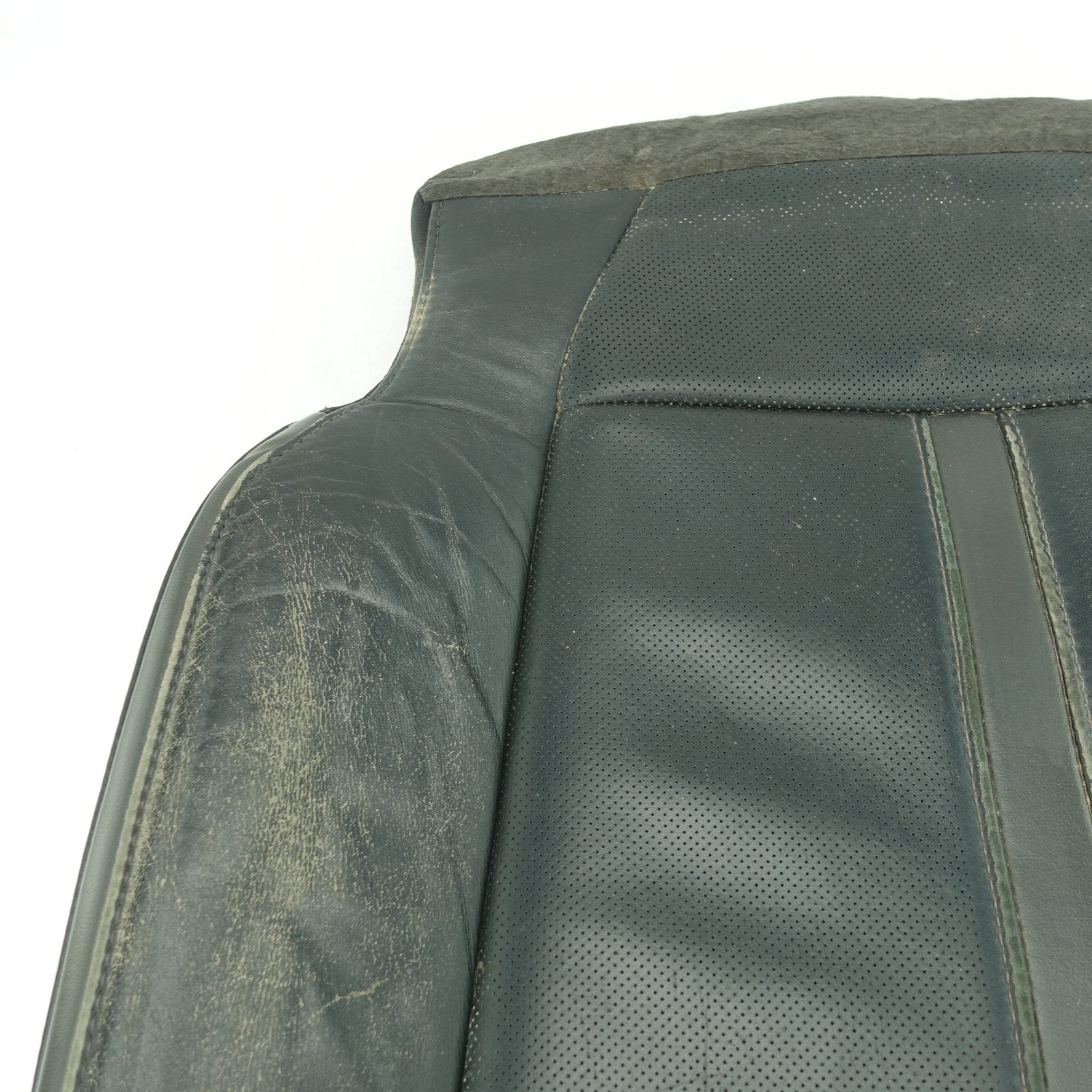 2015 16 Ford F150 Platinum Passenger Seat Bottom Cushion Leather Black Vented